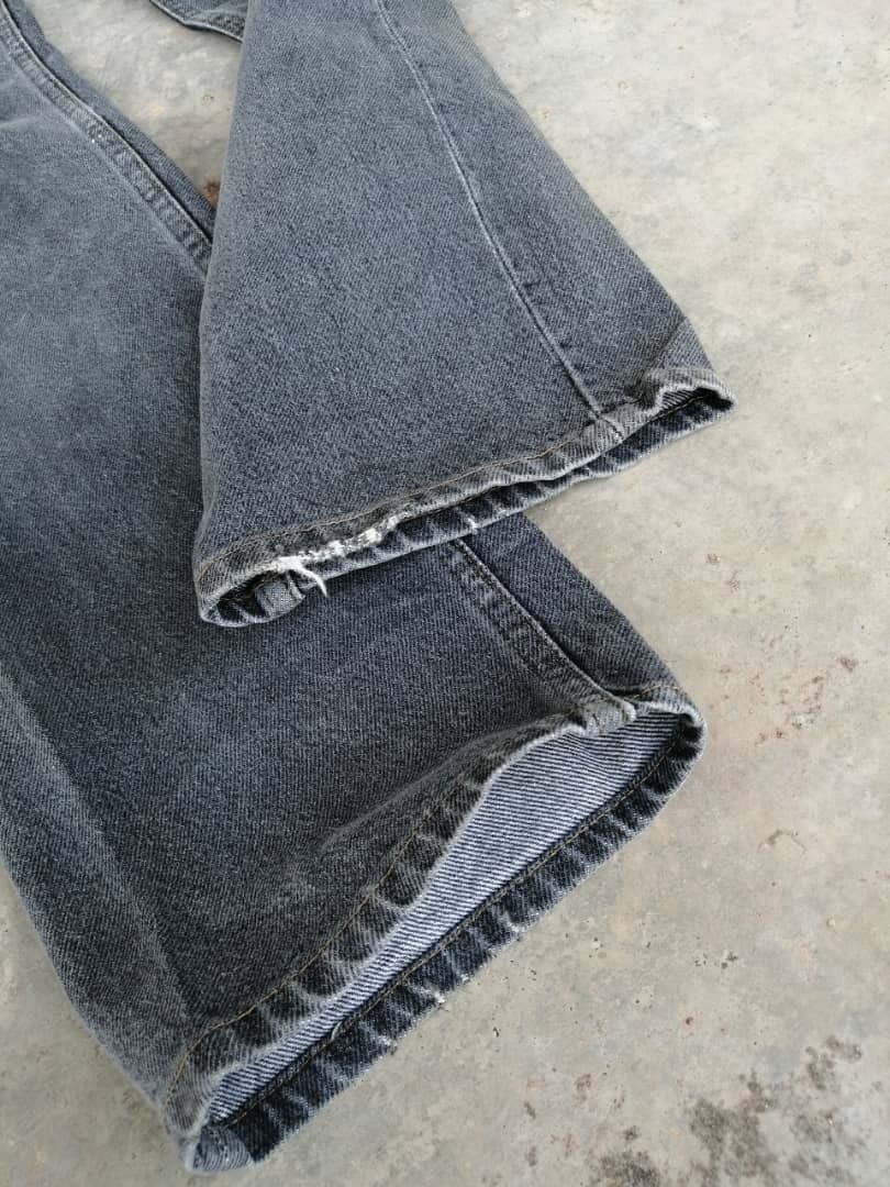 Levi's RARE🔥90's Light Black Wash Vintage Levi's 505 Jeans 29x30 Size US 29 - 6 Thumbnail