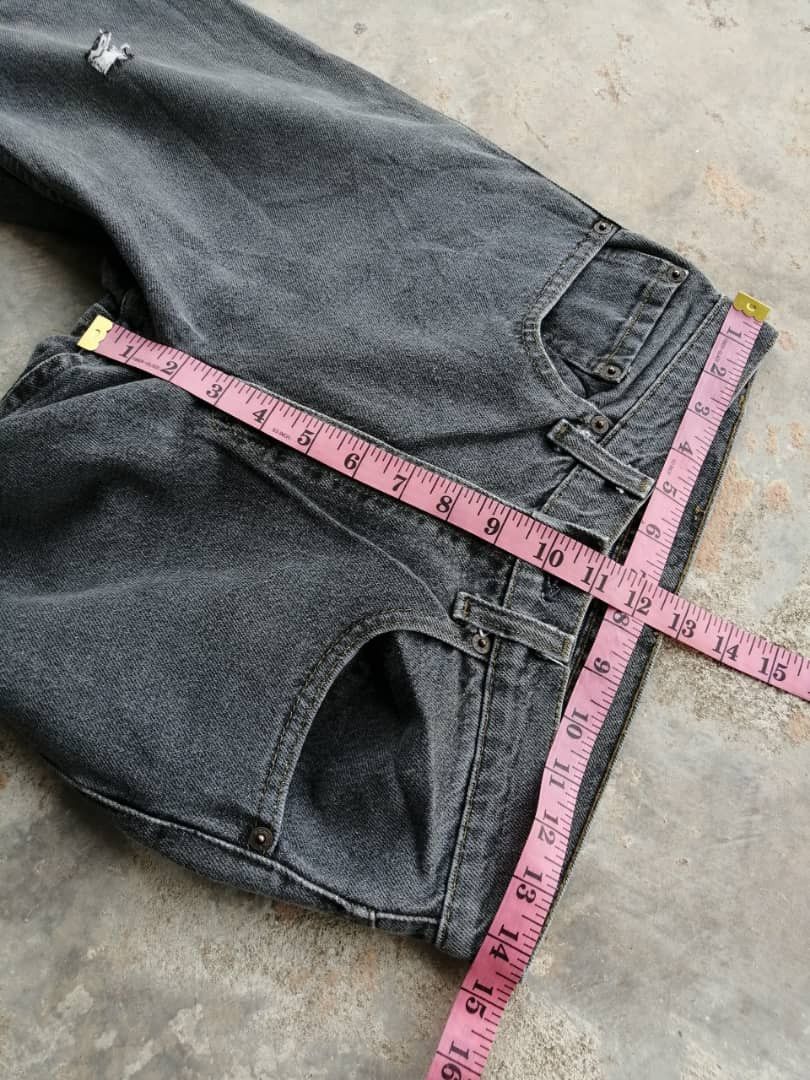 Levi's RARE🔥90's Light Black Wash Vintage Levi's 505 Jeans 29x30 Size US 29 - 16 Thumbnail