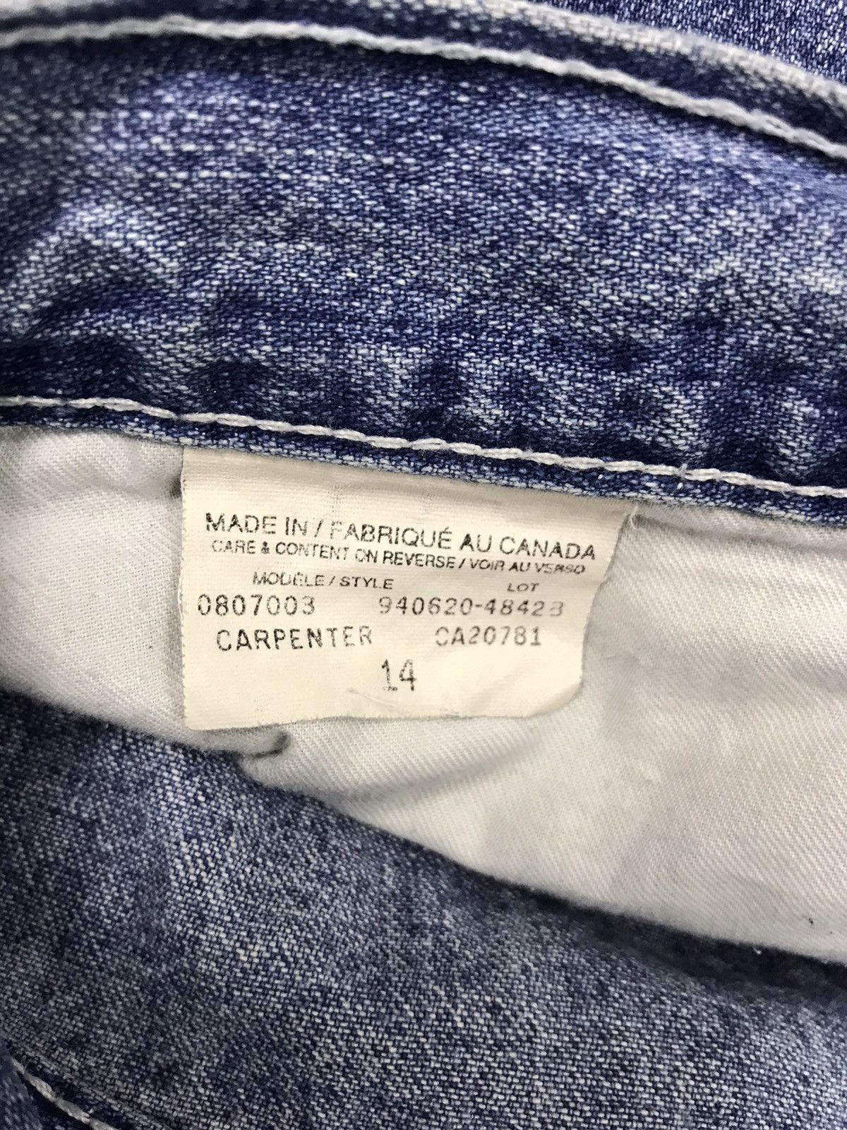 Tommy Hilfiger Vintage Tommy Hilfiger Carpenter Jeans Size US 30 / EU 46 - 8 Thumbnail