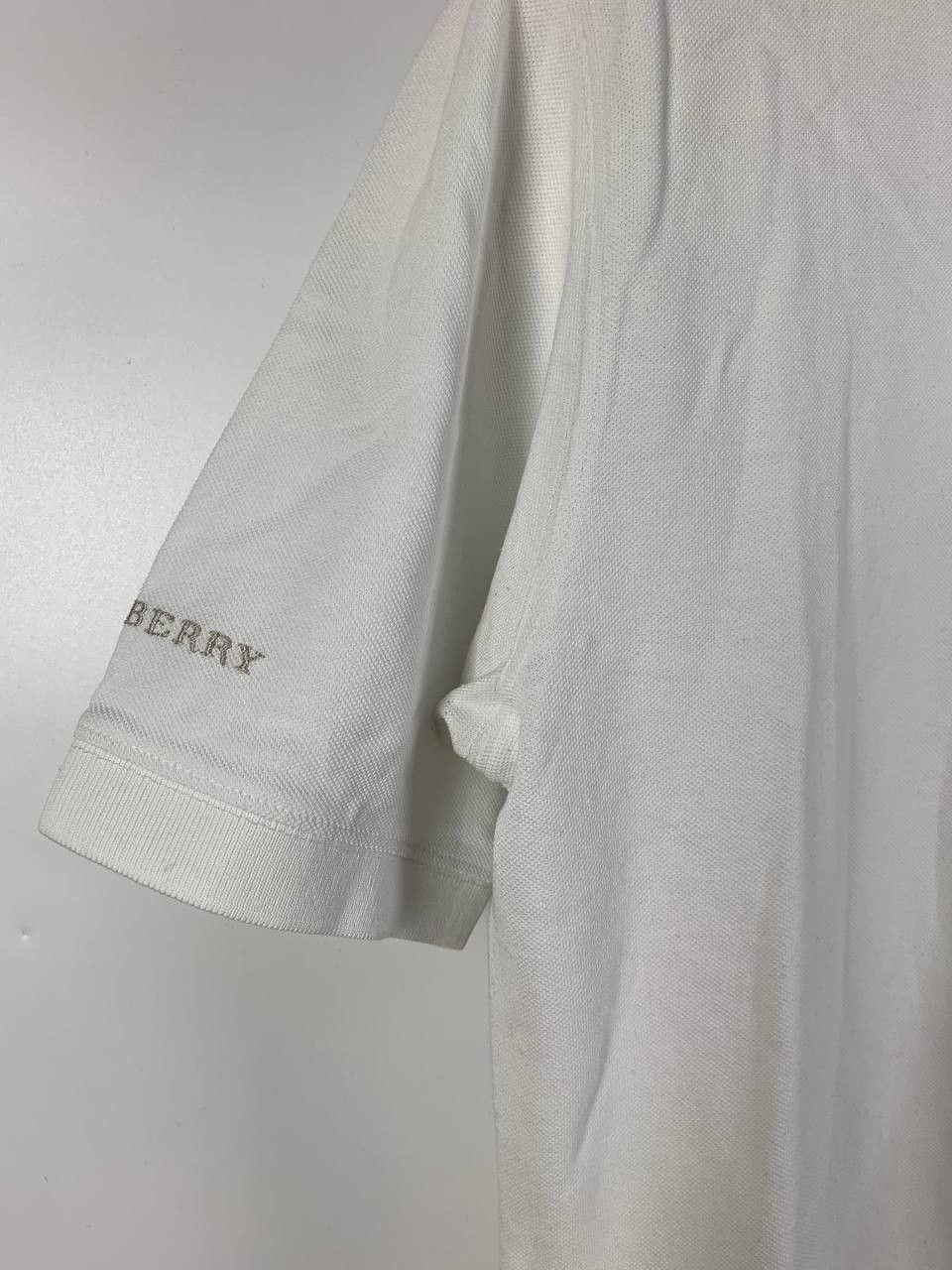 Burberry Burberry polos white coton M Size US M / EU 48-50 / 2 - 9 Thumbnail