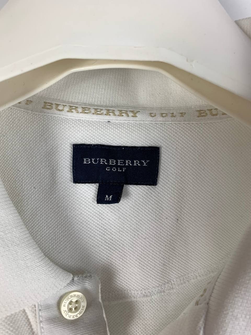 Burberry Burberry polos white coton M Size US M / EU 48-50 / 2 - 3 Thumbnail