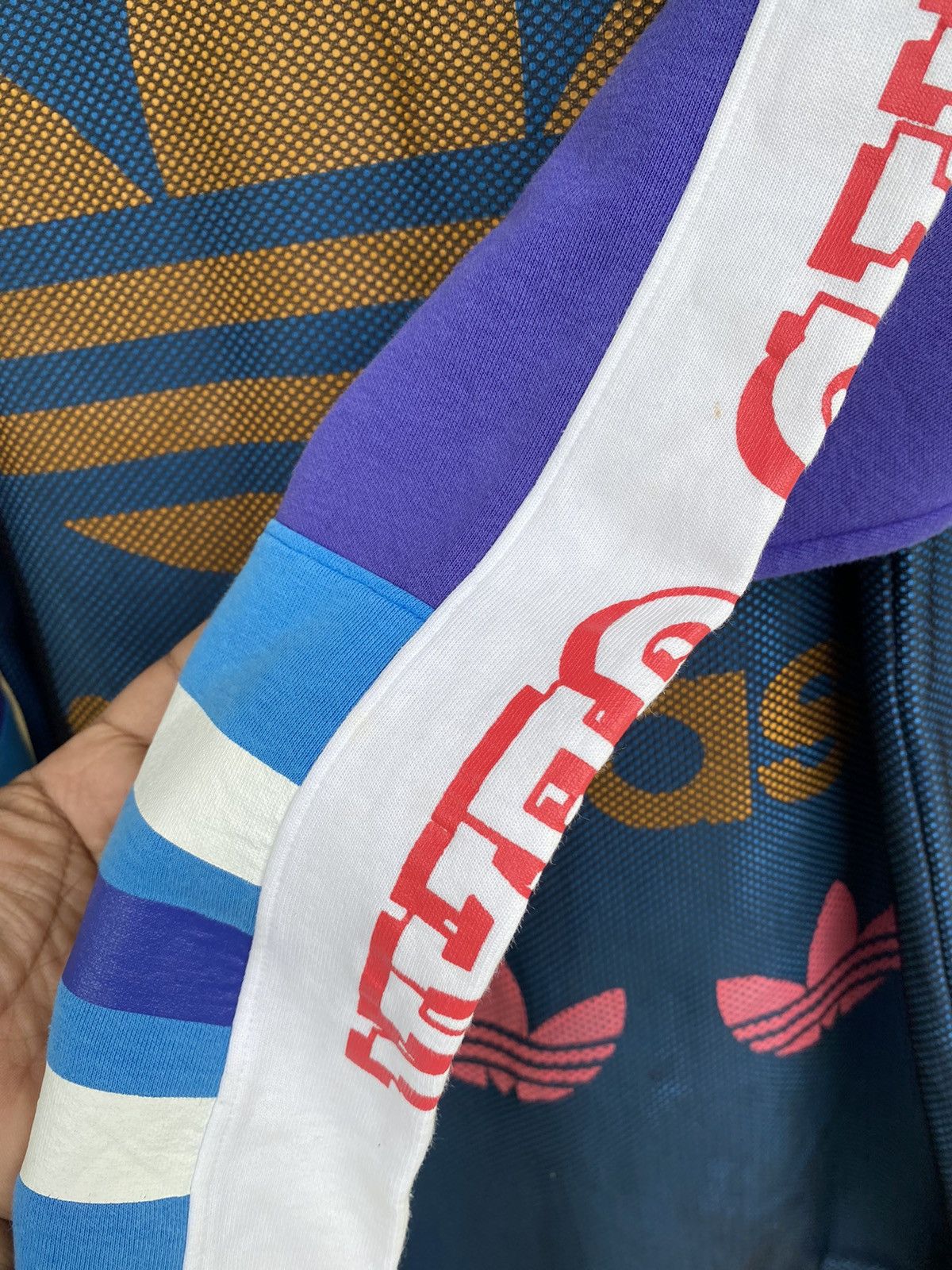 Adidas Vintage Adidas Big Trefoil Sweatshirt Made in Japan Size US L / EU 52-54 / 3 - 14 Thumbnail