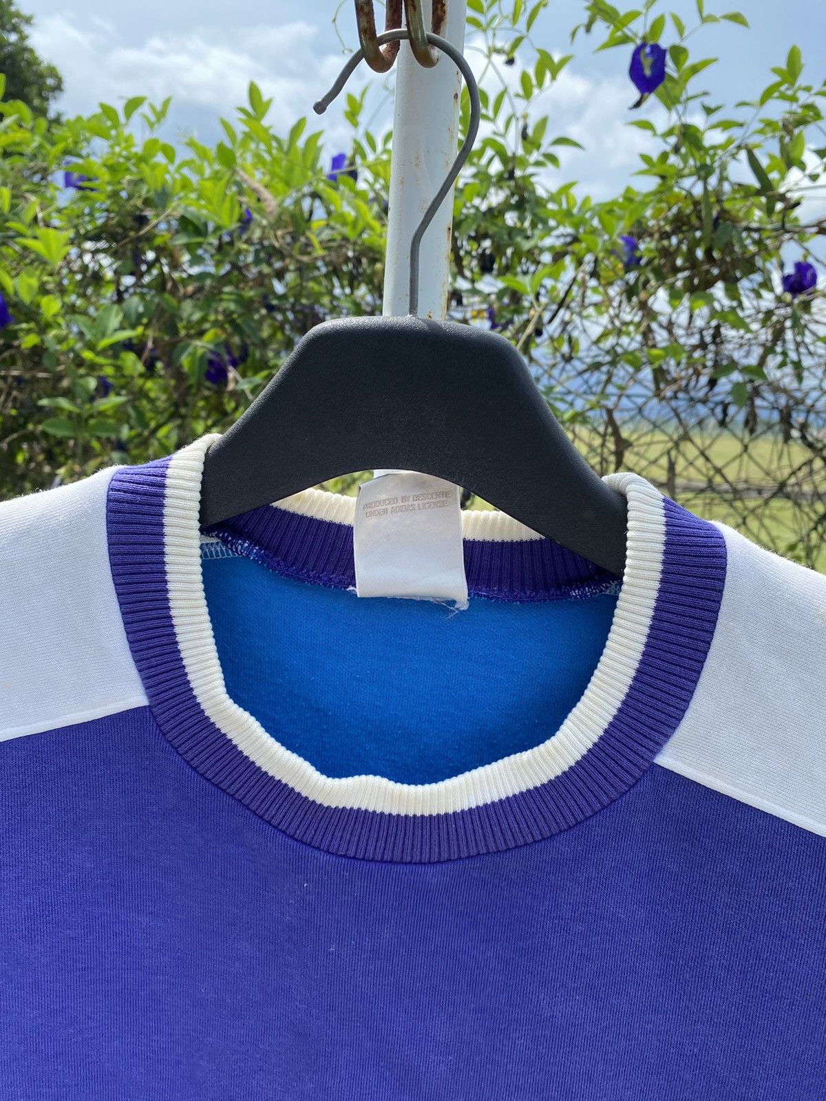 Adidas Vintage Adidas Big Trefoil Sweatshirt Made in Japan Size US L / EU 52-54 / 3 - 4 Thumbnail