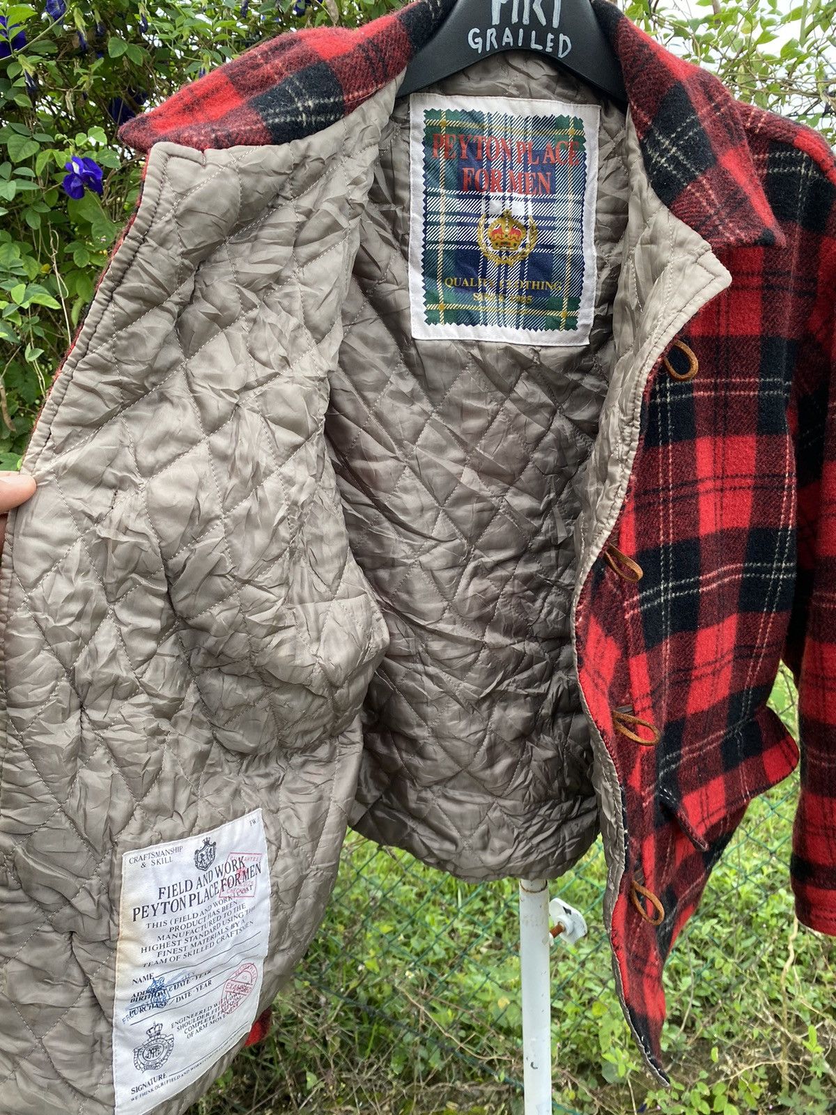 Flannel Vintage PPFM Wool Plaid Jacket Size US L / EU 52-54 / 3 - 8 Thumbnail