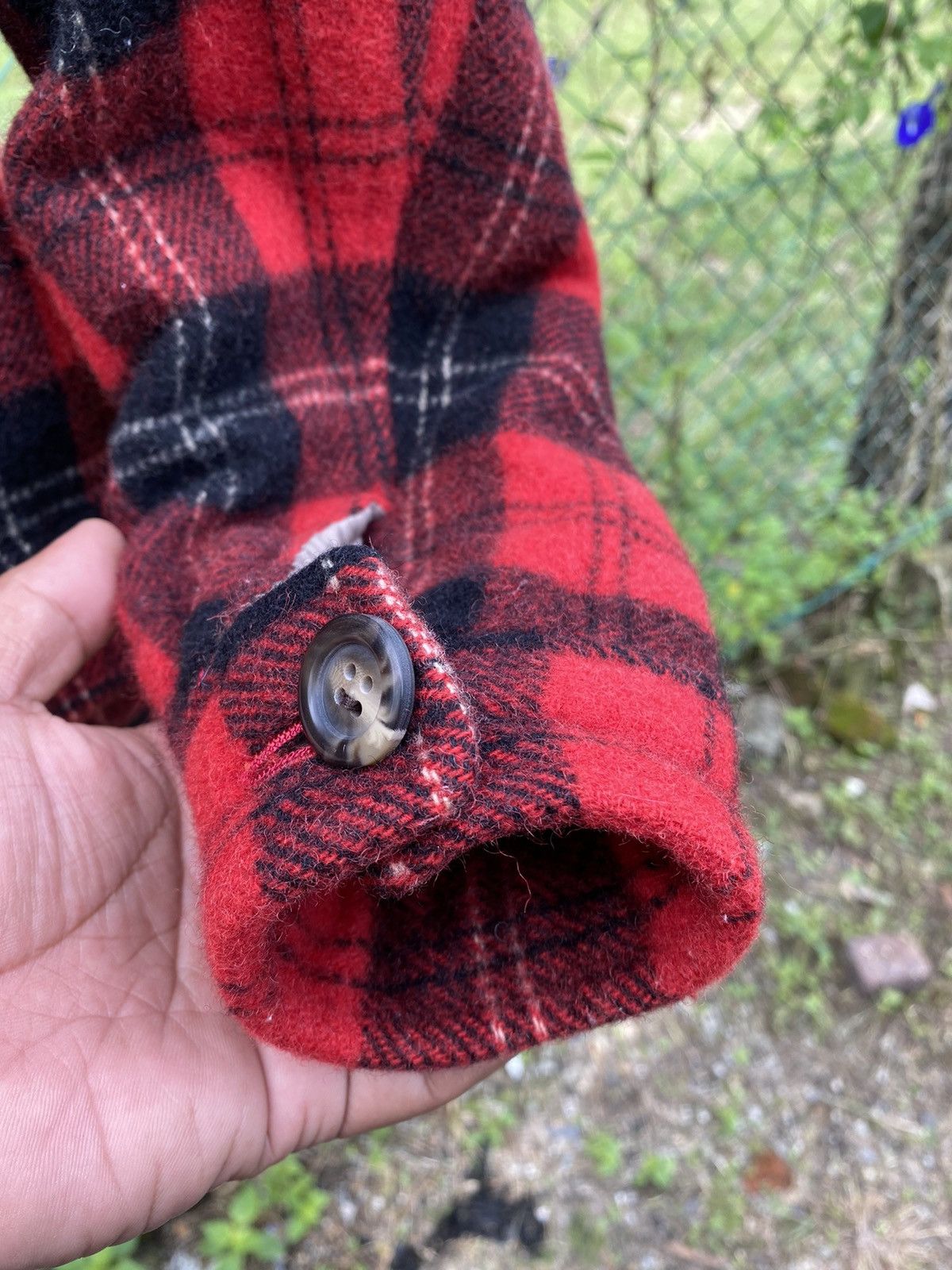 Flannel Vintage PPFM Wool Plaid Jacket Size US L / EU 52-54 / 3 - 13 Thumbnail