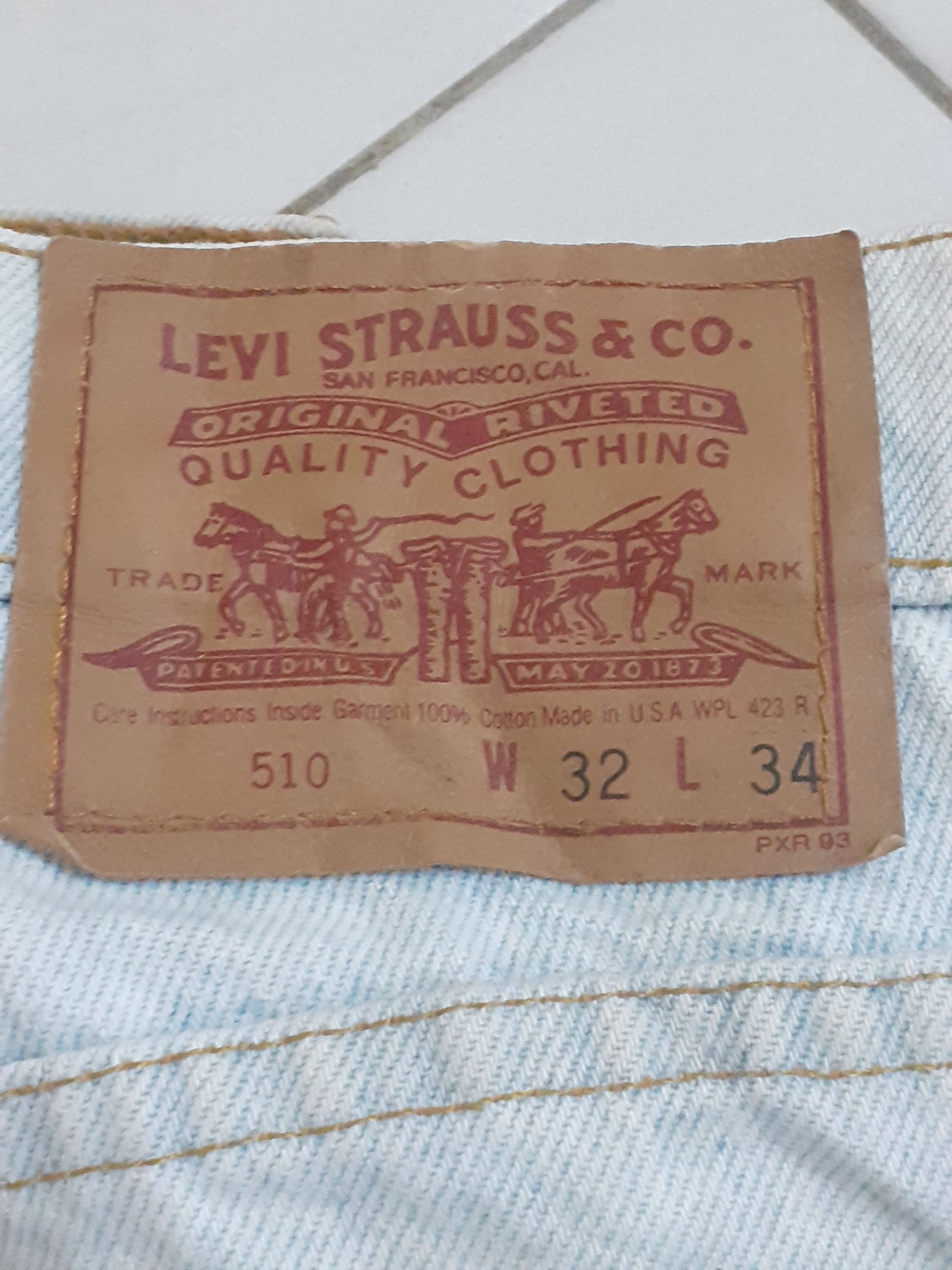 Levi's Levi's 510 Faded Vintage 90s Jeans Size US 32 / EU 48 - 9 Thumbnail