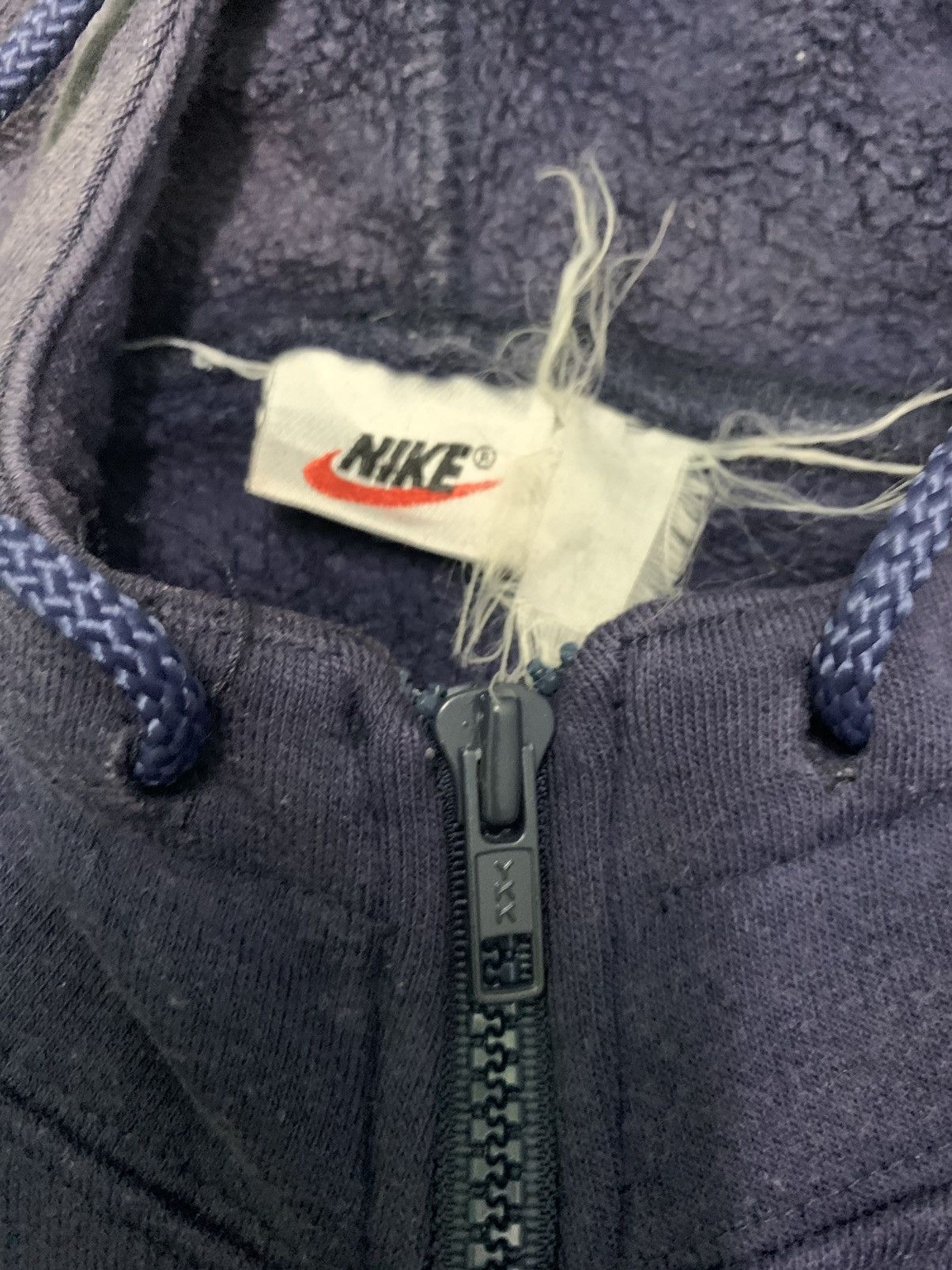 Nike Vintage 90’s Nike Small Swoosh Half Zipper Hoodies Size US L / EU 52-54 / 3 - 6 Thumbnail
