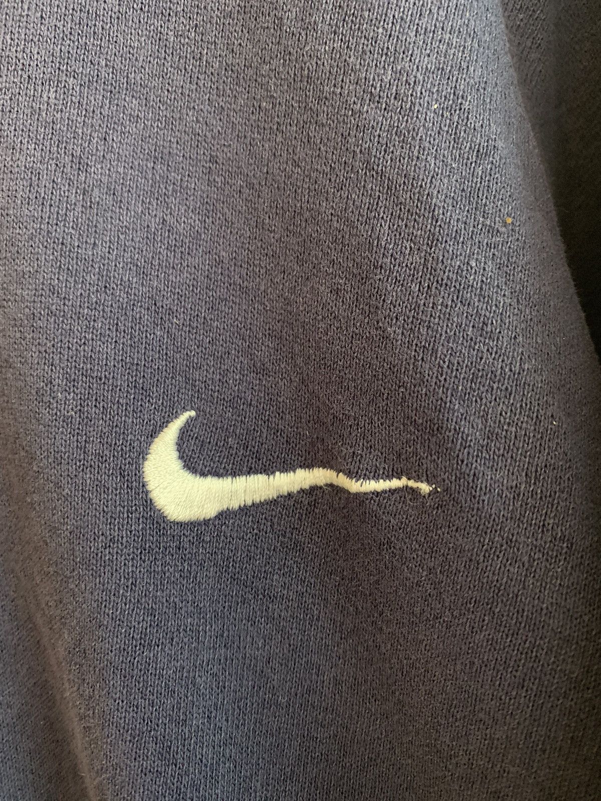 Nike Vintage Nike Small Swoosh Hoodie Made in USA Size US L / EU 52-54 / 3 - 3 Thumbnail