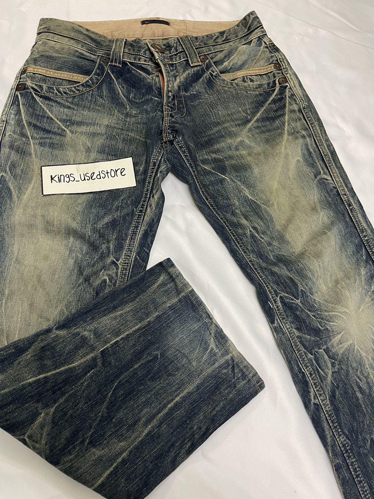 Japan Blue RARE DESIGN BLUE WAY JAPAN DENIM Size US 33 - 3 Thumbnail