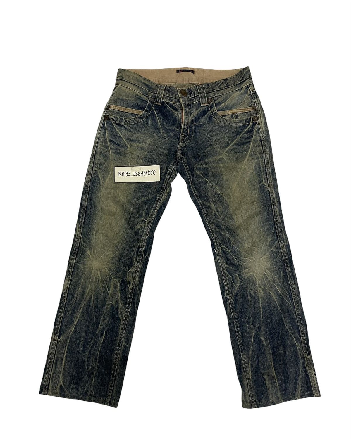 Japan Blue RARE DESIGN BLUE WAY JAPAN DENIM Size US 33 - 2 Thumbnail