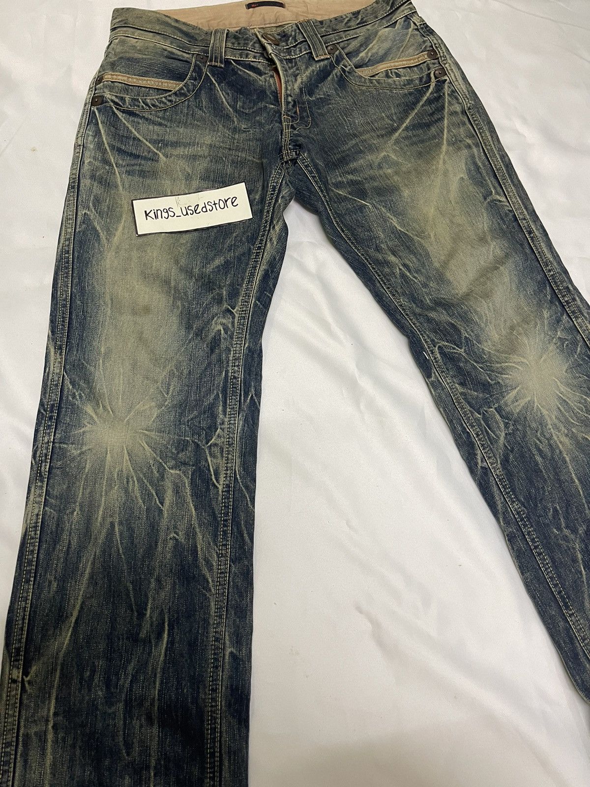Japan Blue RARE DESIGN BLUE WAY JAPAN DENIM Size US 33 - 4 Thumbnail