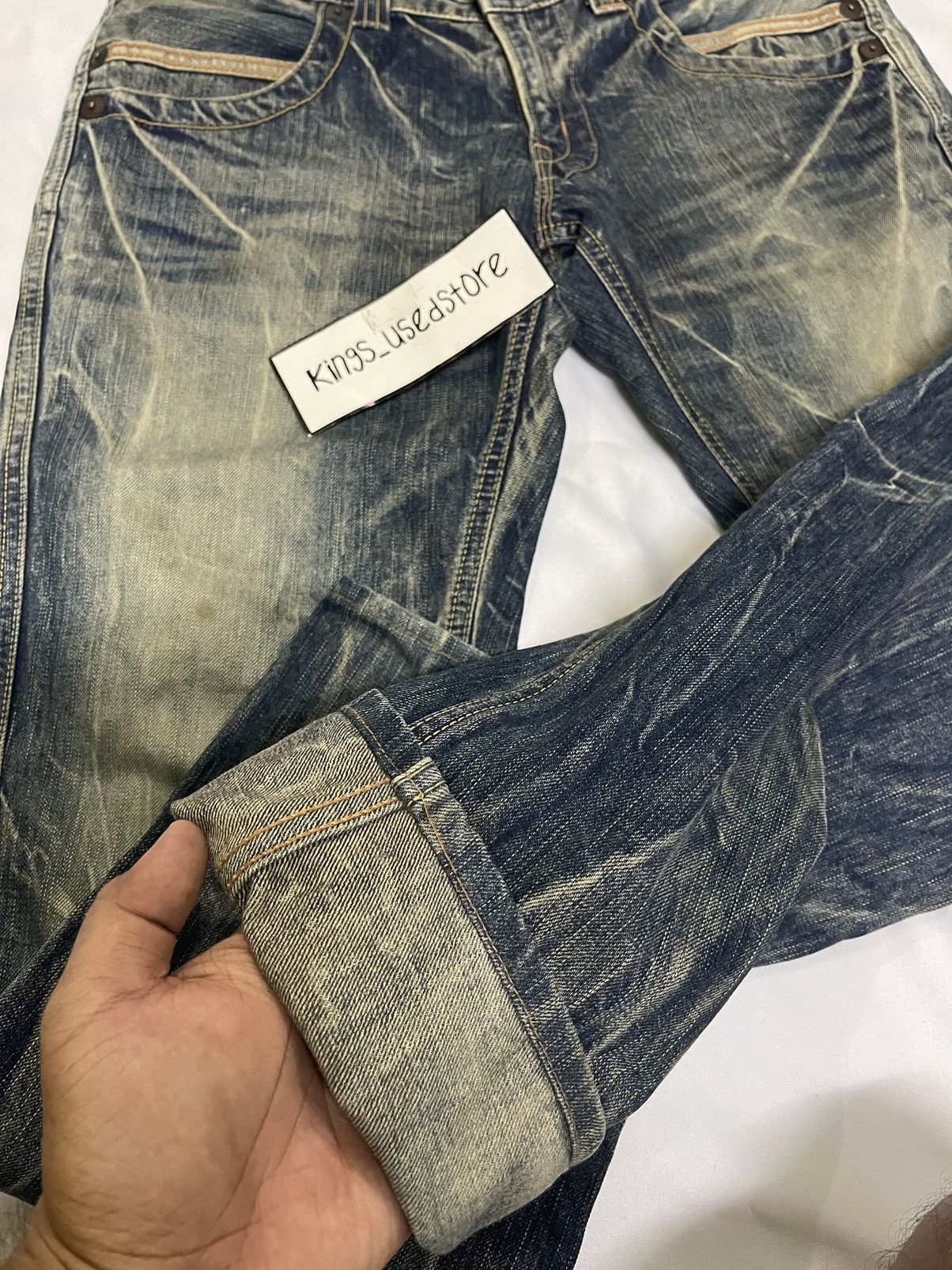 Japan Blue RARE DESIGN BLUE WAY JAPAN DENIM Size US 33 - 8 Thumbnail