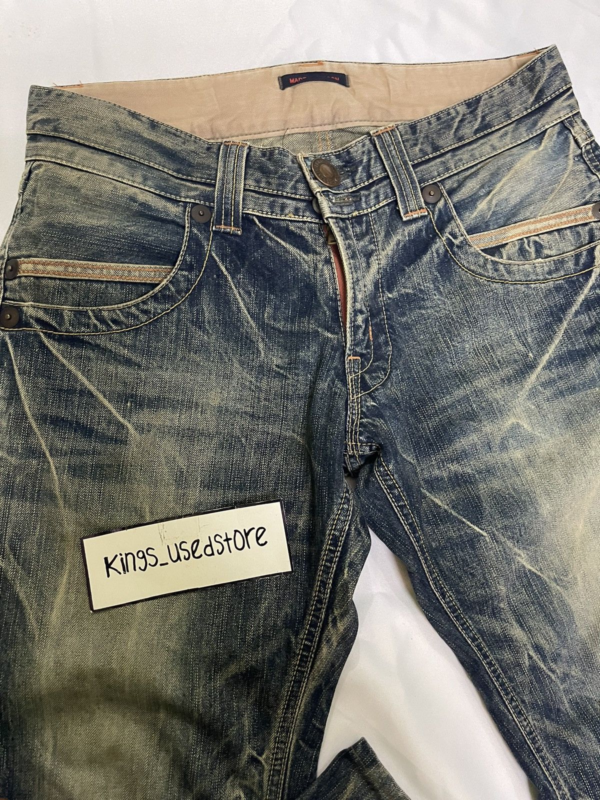 Japan Blue RARE DESIGN BLUE WAY JAPAN DENIM Size US 33 - 5 Thumbnail