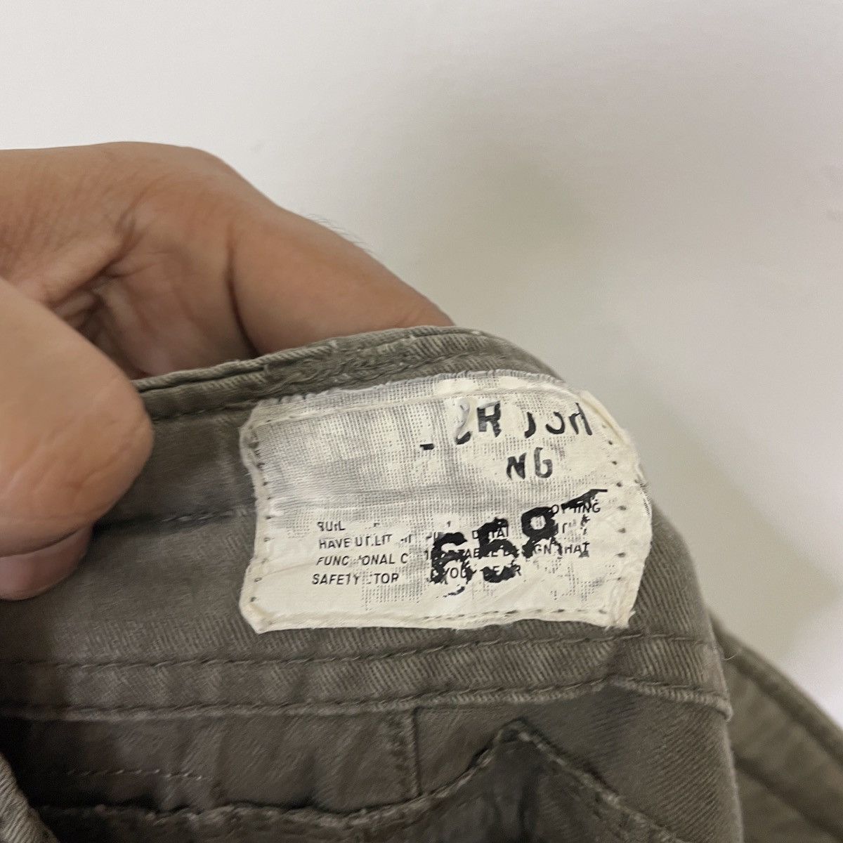 Japanese Brand Vintage Real Crush Reg U.S TM 9 Pocket Cargo Pants Size US 34 / EU 50 - 11 Thumbnail