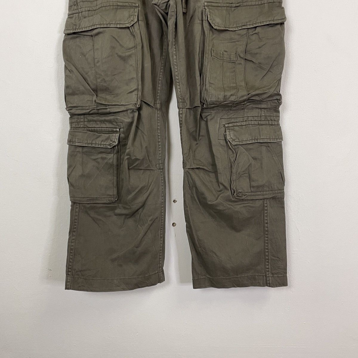 Japanese Brand Vintage Real Crush Reg U.S TM 9 Pocket Cargo Pants Size US 34 / EU 50 - 4 Thumbnail