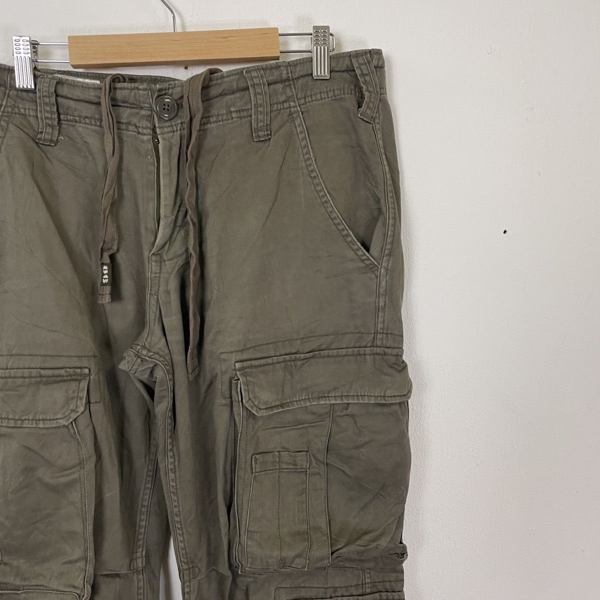 Japanese Brand Vintage Real Crush Reg U.S TM 9 Pocket Cargo Pants Size US 34 / EU 50 - 2 Thumbnail