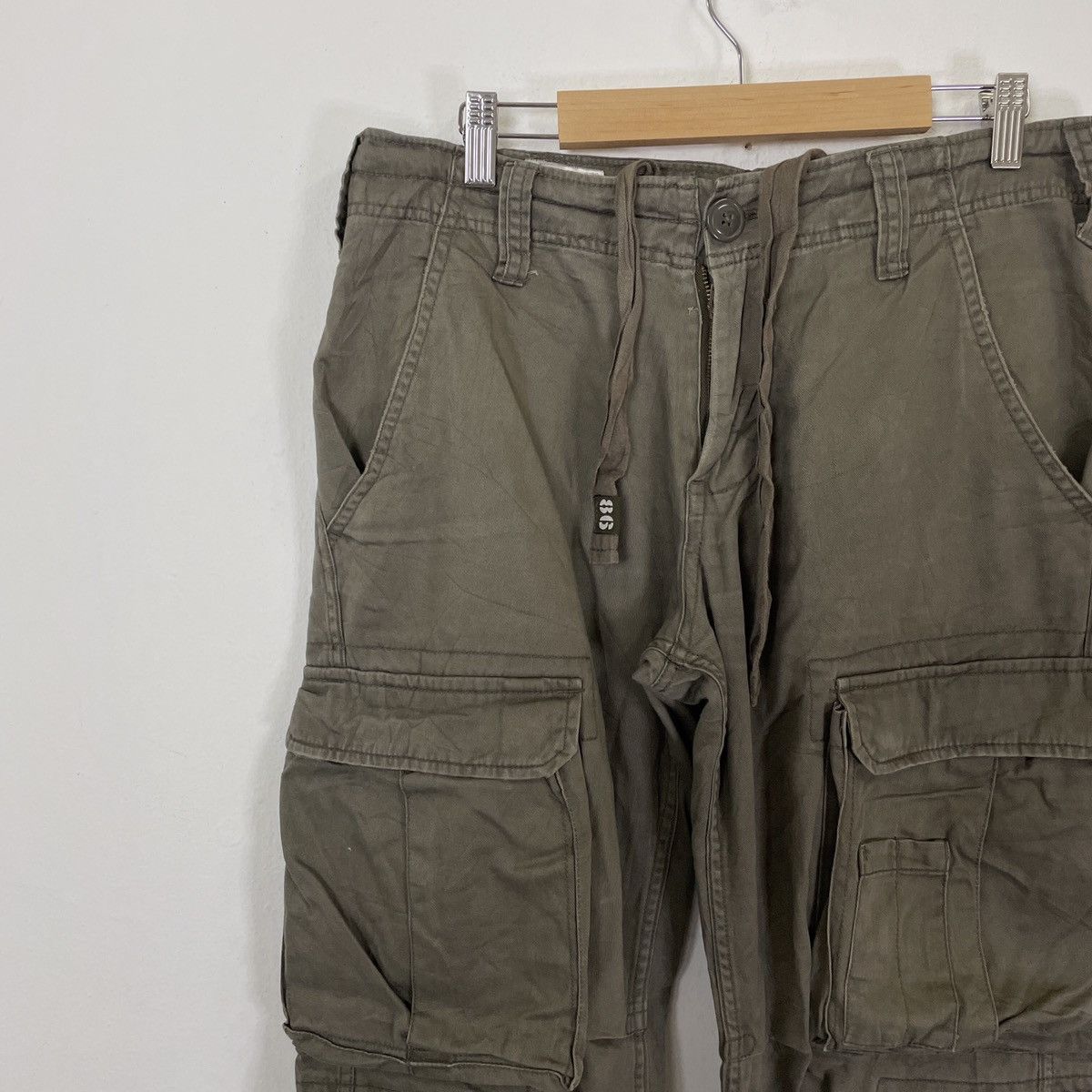 Japanese Brand Vintage Real Crush Reg U.S TM 9 Pocket Cargo Pants Size US 34 / EU 50 - 3 Thumbnail