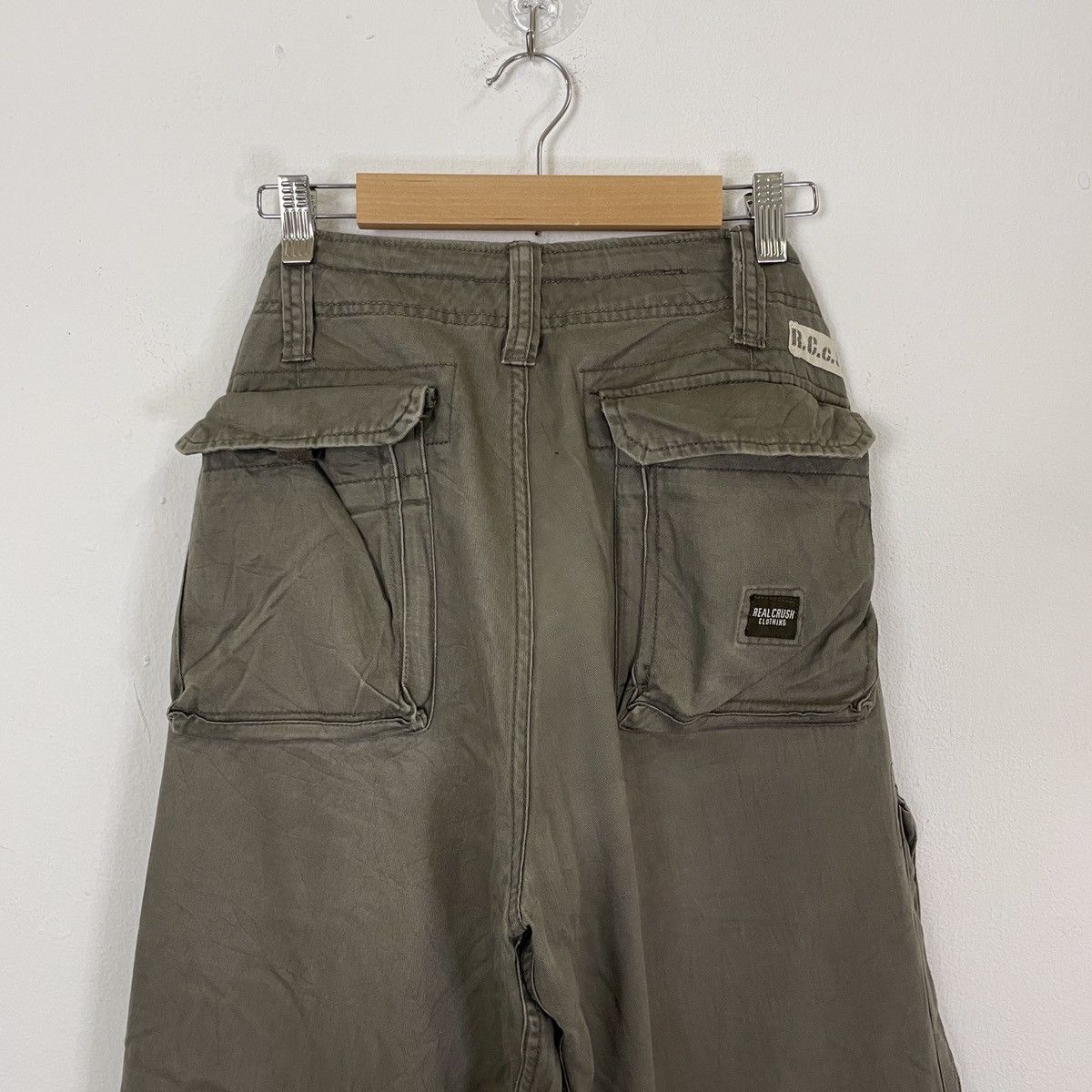 Japanese Brand Vintage Real Crush Reg U.S TM 9 Pocket Cargo Pants Size US 34 / EU 50 - 7 Thumbnail