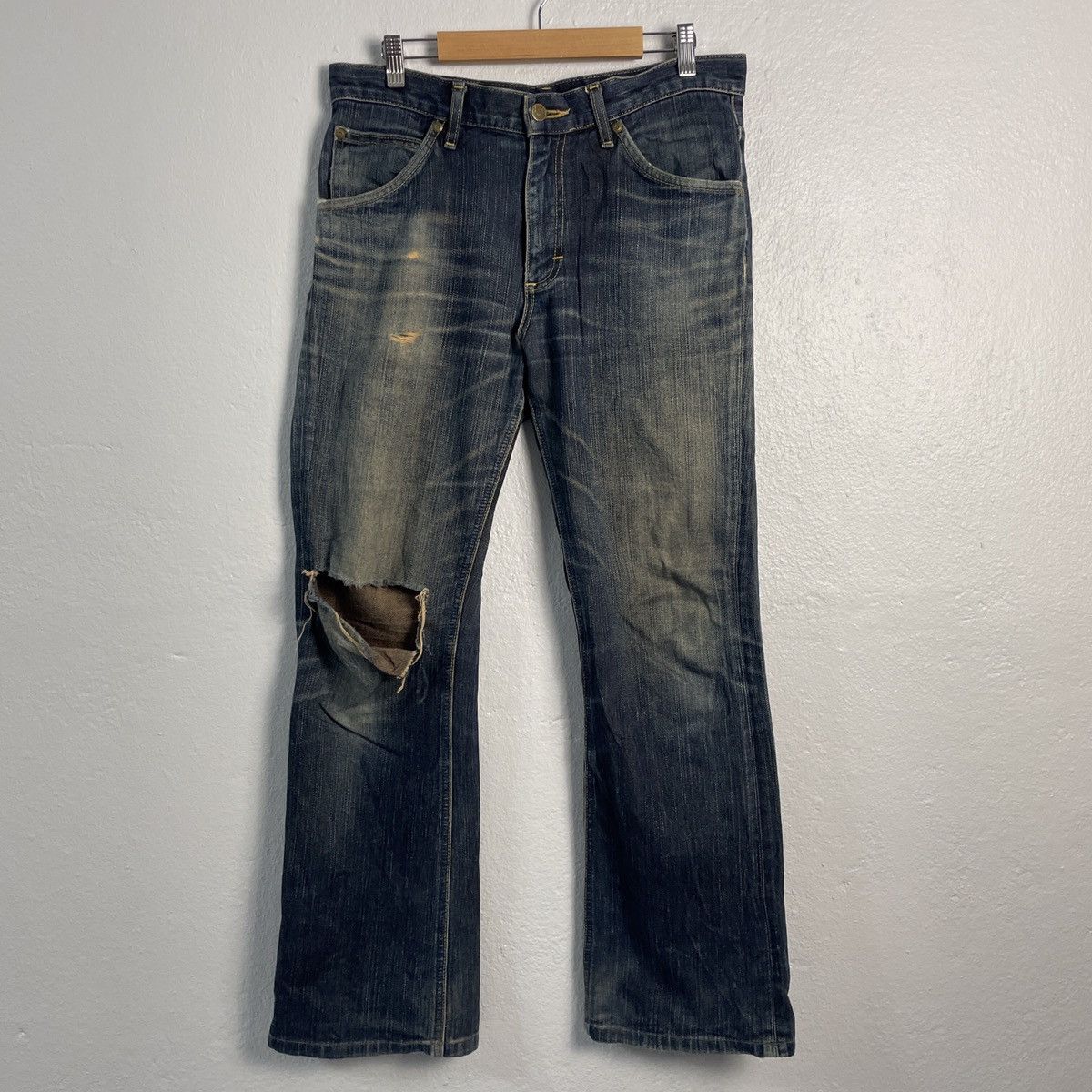 Lee Vintage Lee Distressed Denim Size US 32 / EU 48 - 1 Thumbnail