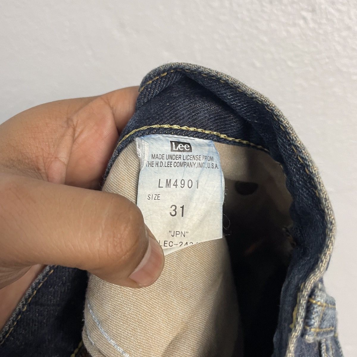 Lee Vintage Lee Distressed Denim Size US 32 / EU 48 - 5 Thumbnail