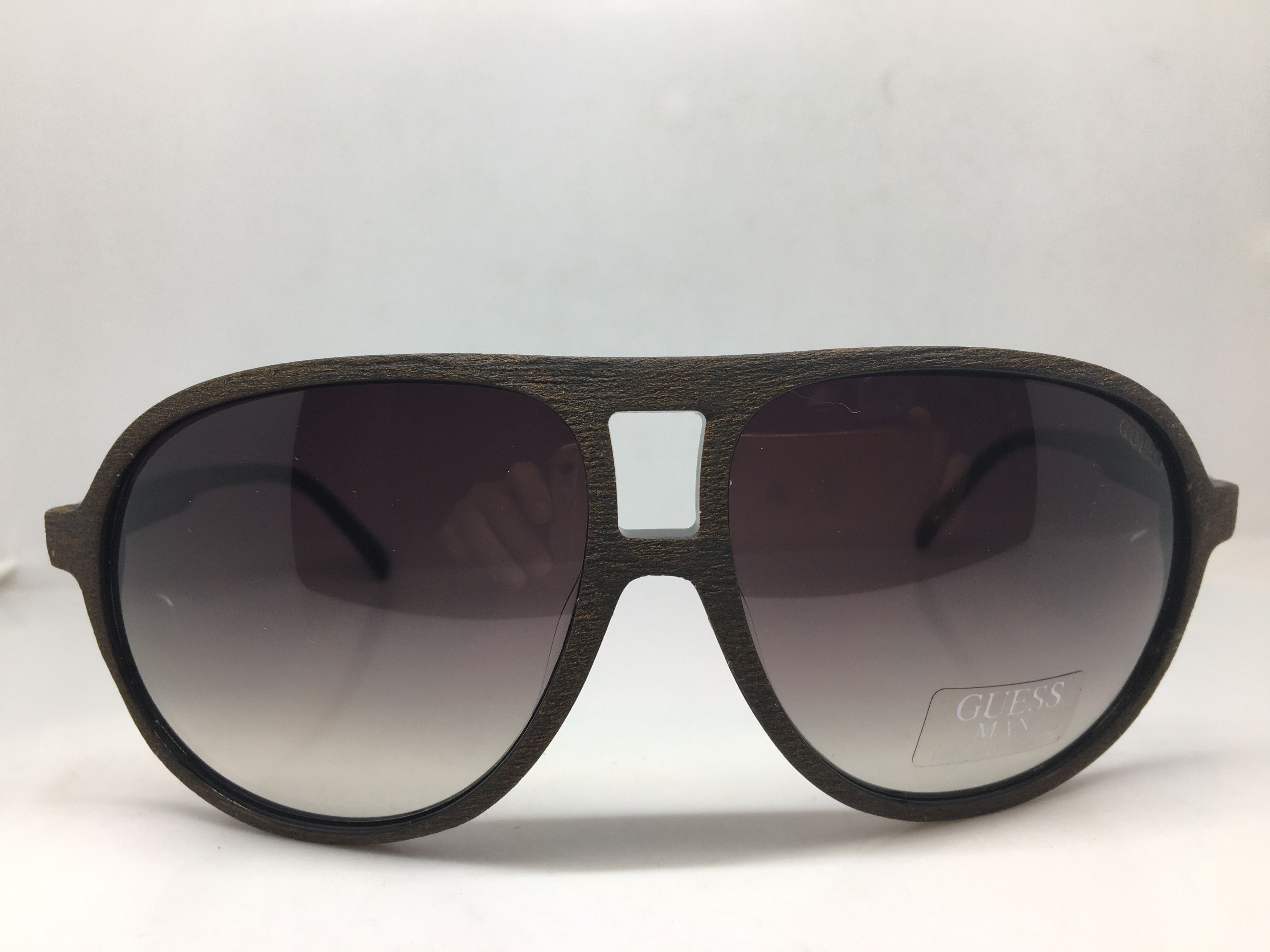 Guess GU6806 Player Aviator Pilot Sunglasses Faux Wood