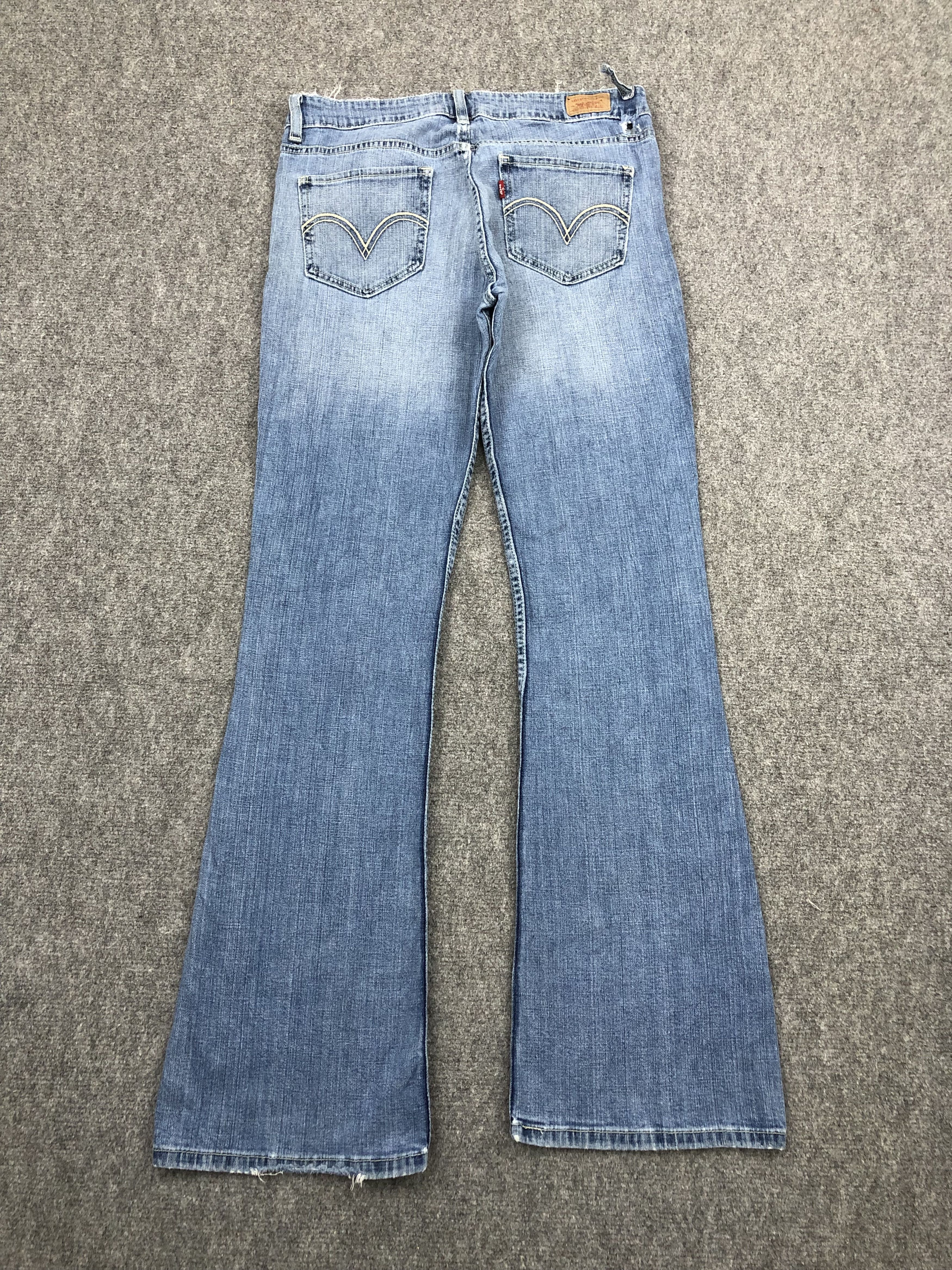 Levi's Light Blue Vintage Levis 518 Flare Bootcut Jeans DP1354 Size US 31 - 3 Thumbnail