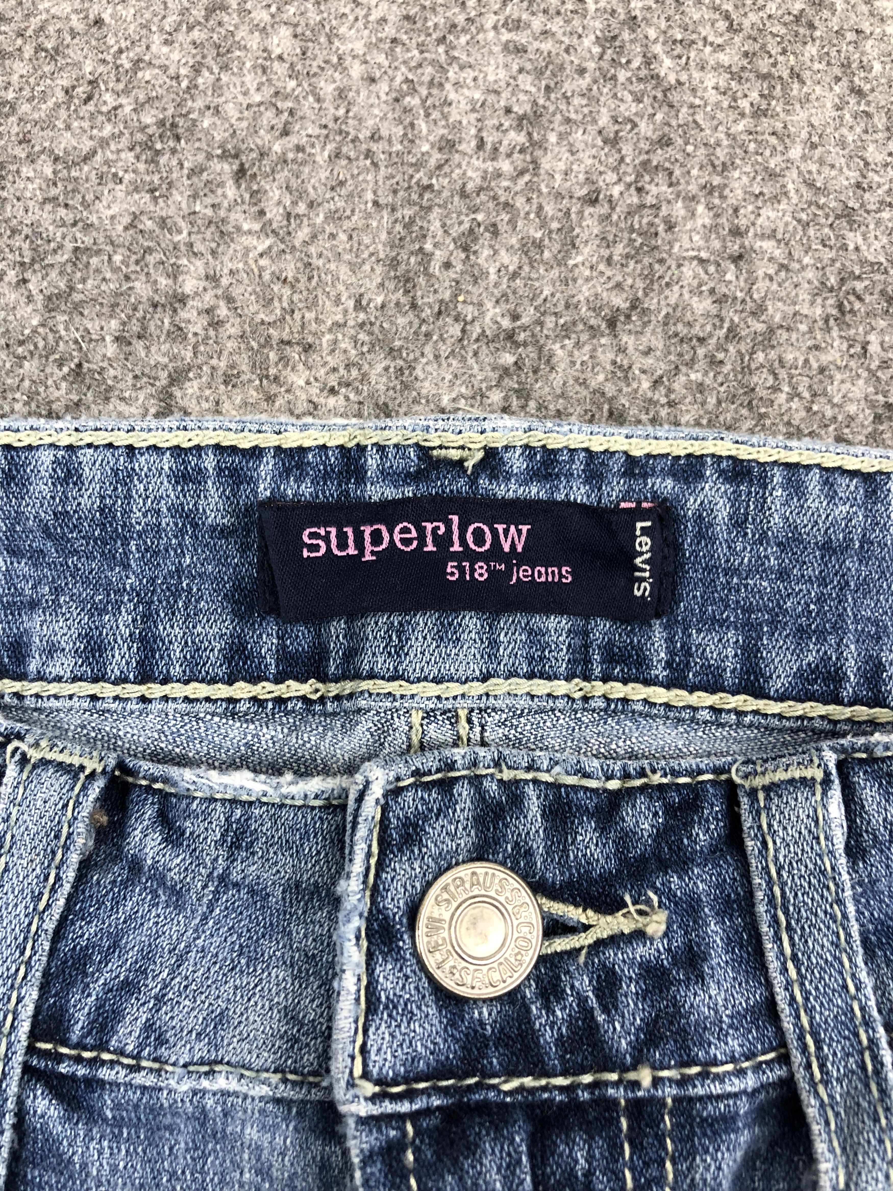 Levi's Light Blue Vintage Levis 518 Flare Bootcut Jeans DP1354 Size US 31 - 7 Thumbnail