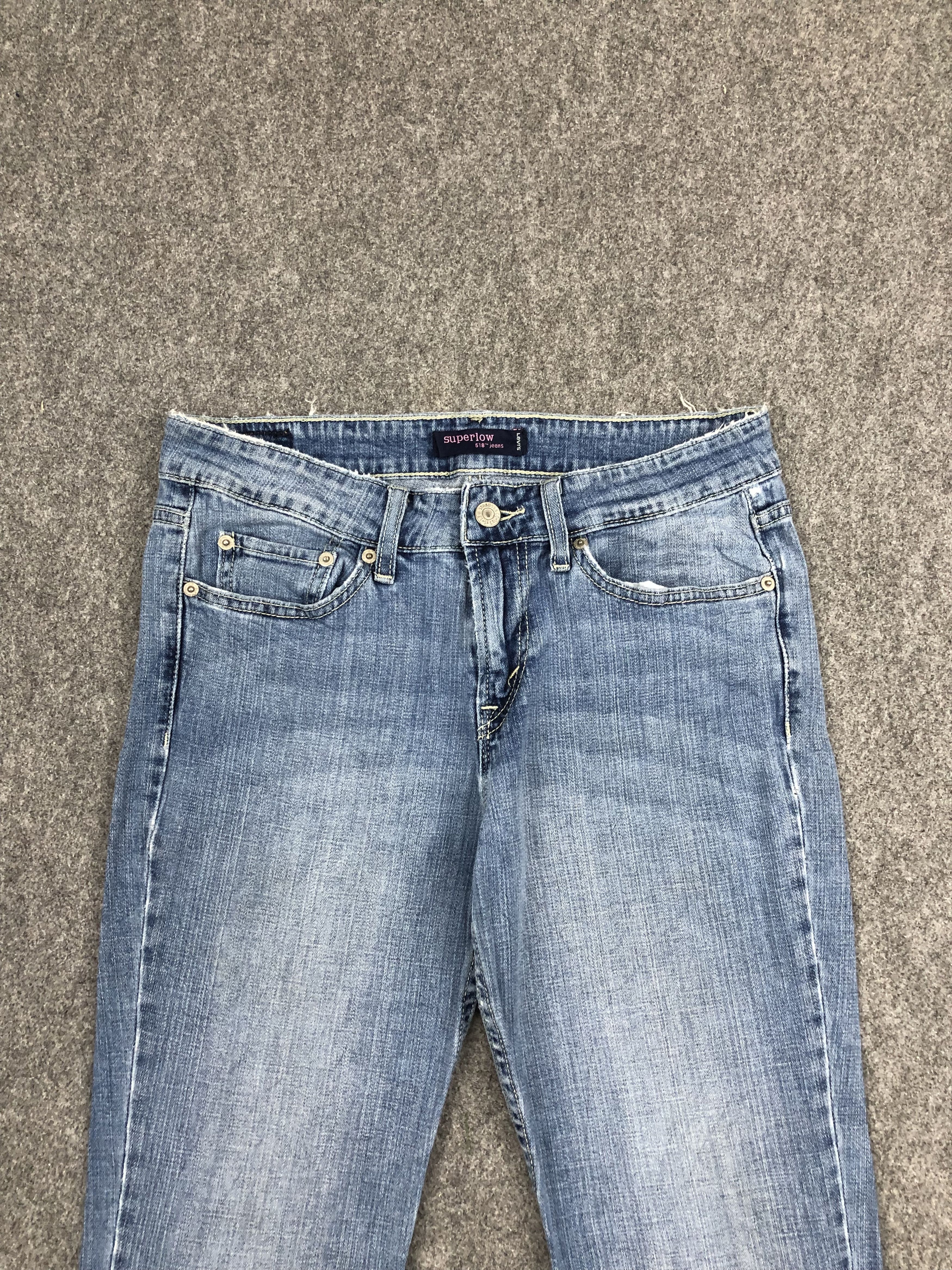 Levi's Light Blue Vintage Levis 518 Flare Bootcut Jeans DP1354 Size US 31 - 2 Thumbnail