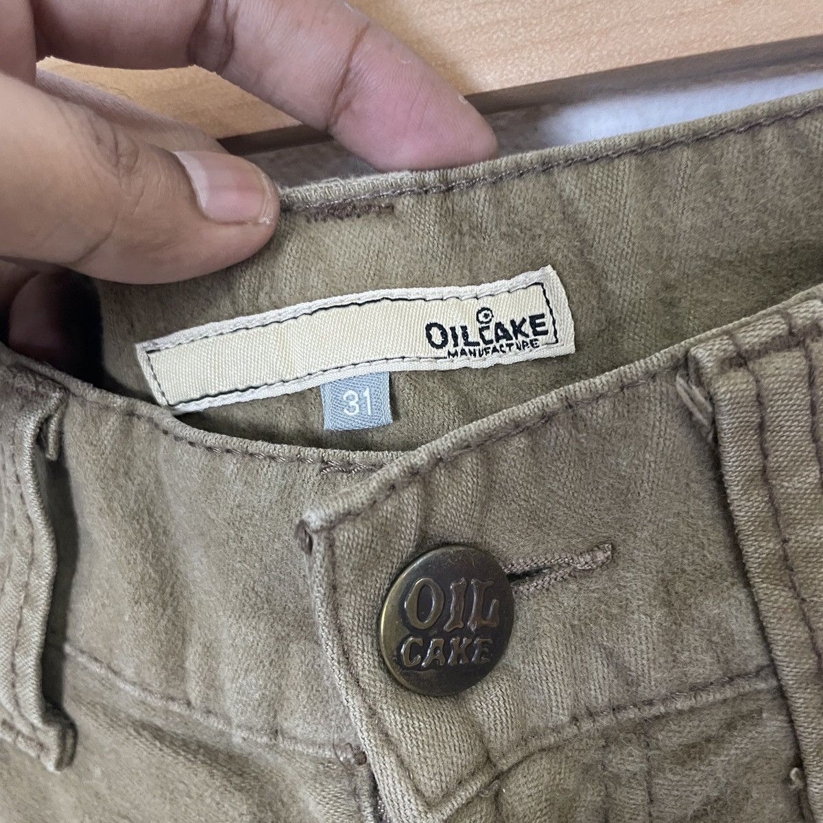 Japanese Brand Vintage Oilcake Nice Design Pants Size US 32 / EU 48 - 5 Thumbnail