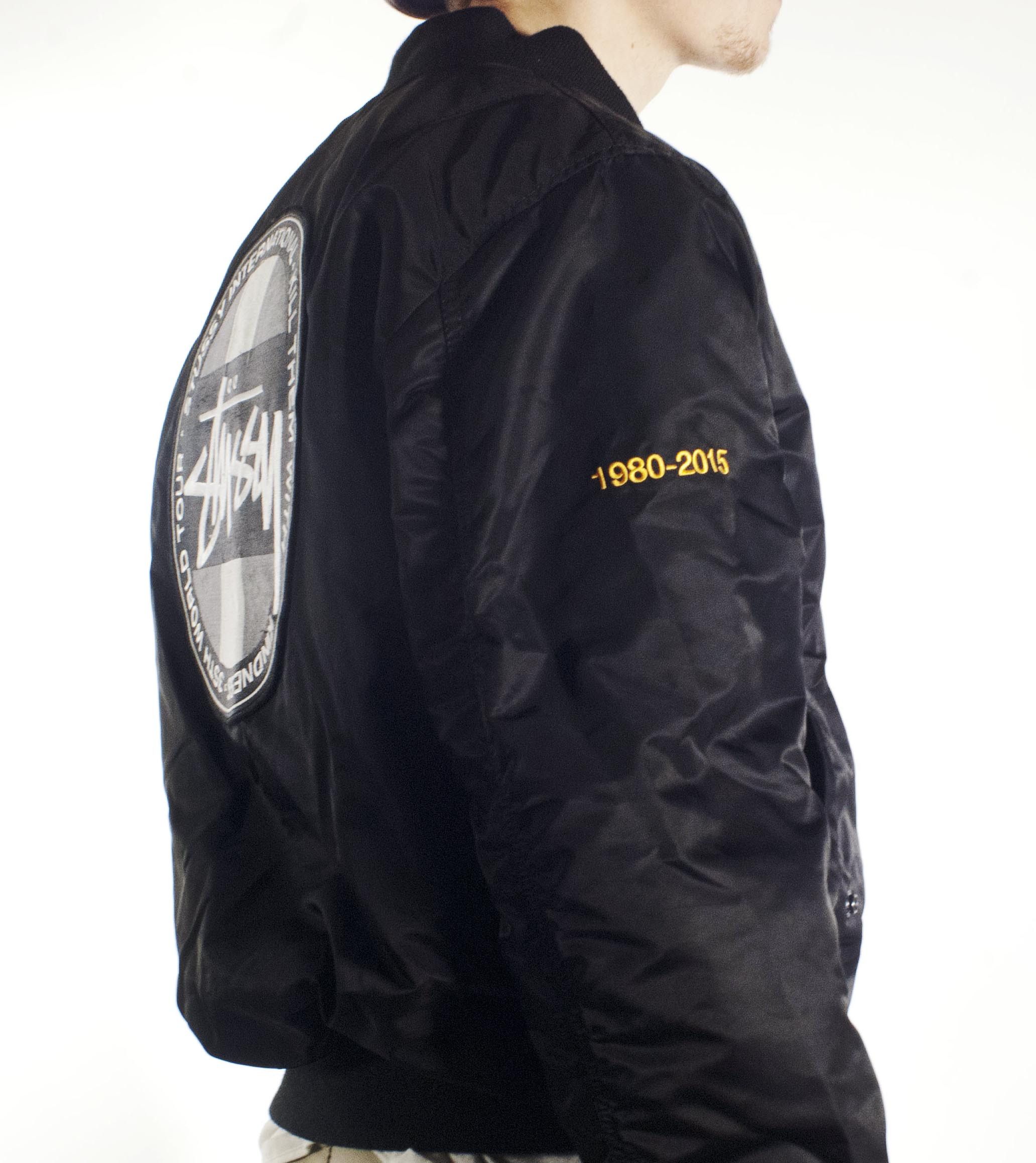 Alpha Industries × Stussy Bomber Jacket | Grailed