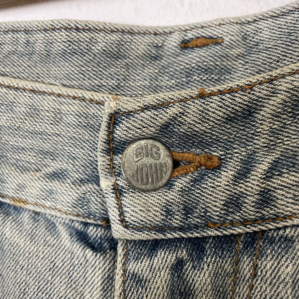 Big John Vintage 90s Big John Faded Denim Pants Size US 34 / EU 50 - 5 Thumbnail