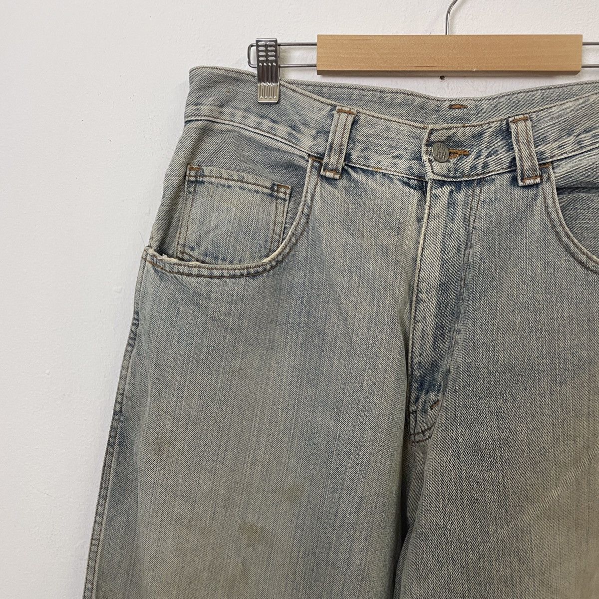 Big John Vintage 90s Big John Faded Denim Pants Size US 34 / EU 50 - 3 Thumbnail