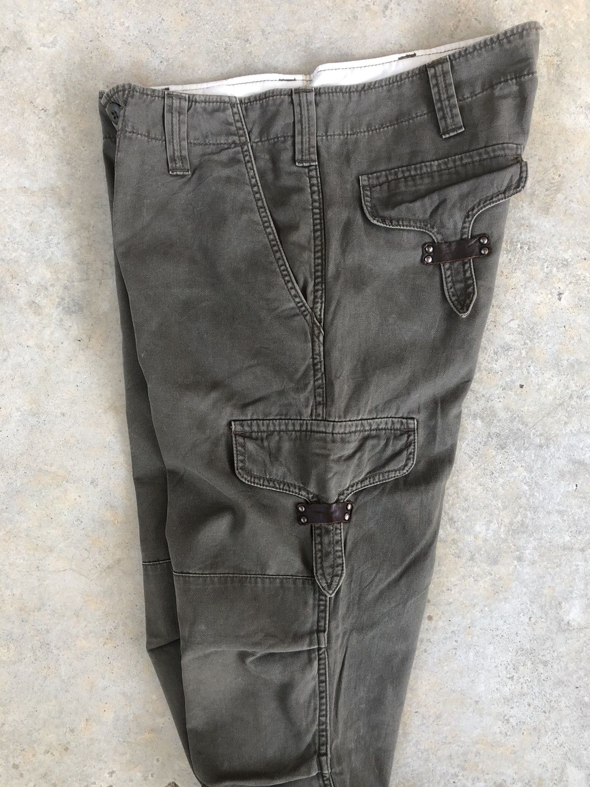 If Six Was Nine Alpha Industries Flare Pants Cargo Pants Multipocket Size US 33 - 12 Thumbnail