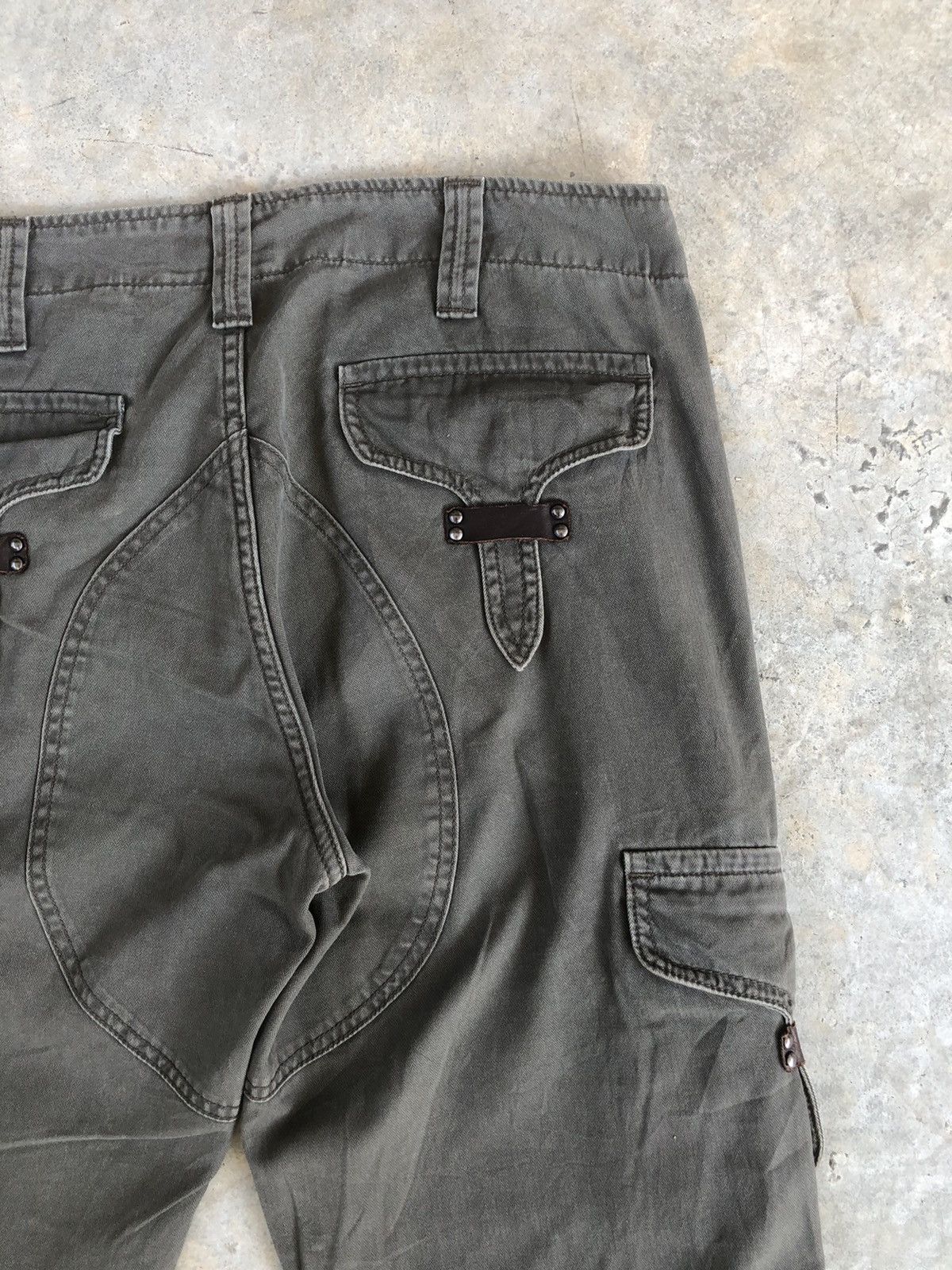 If Six Was Nine Alpha Industries Flare Pants Cargo Pants Multipocket Size US 33 - 9 Thumbnail