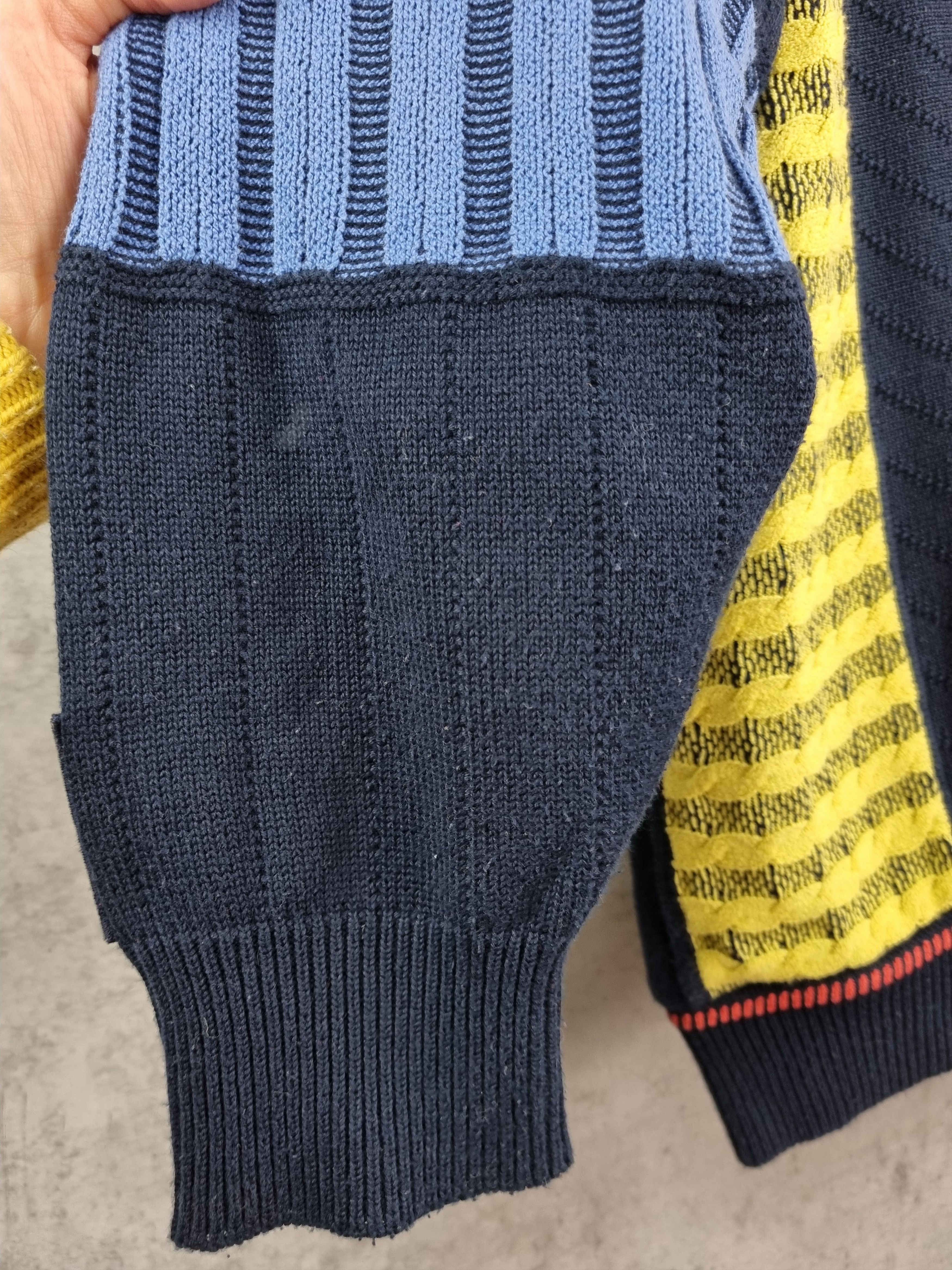 Carlo Colucci × Vintage 80s Carlo Colucci Knitwear Coogi Style Sweater Size US L / EU 52-54 / 3 - 13 Thumbnail