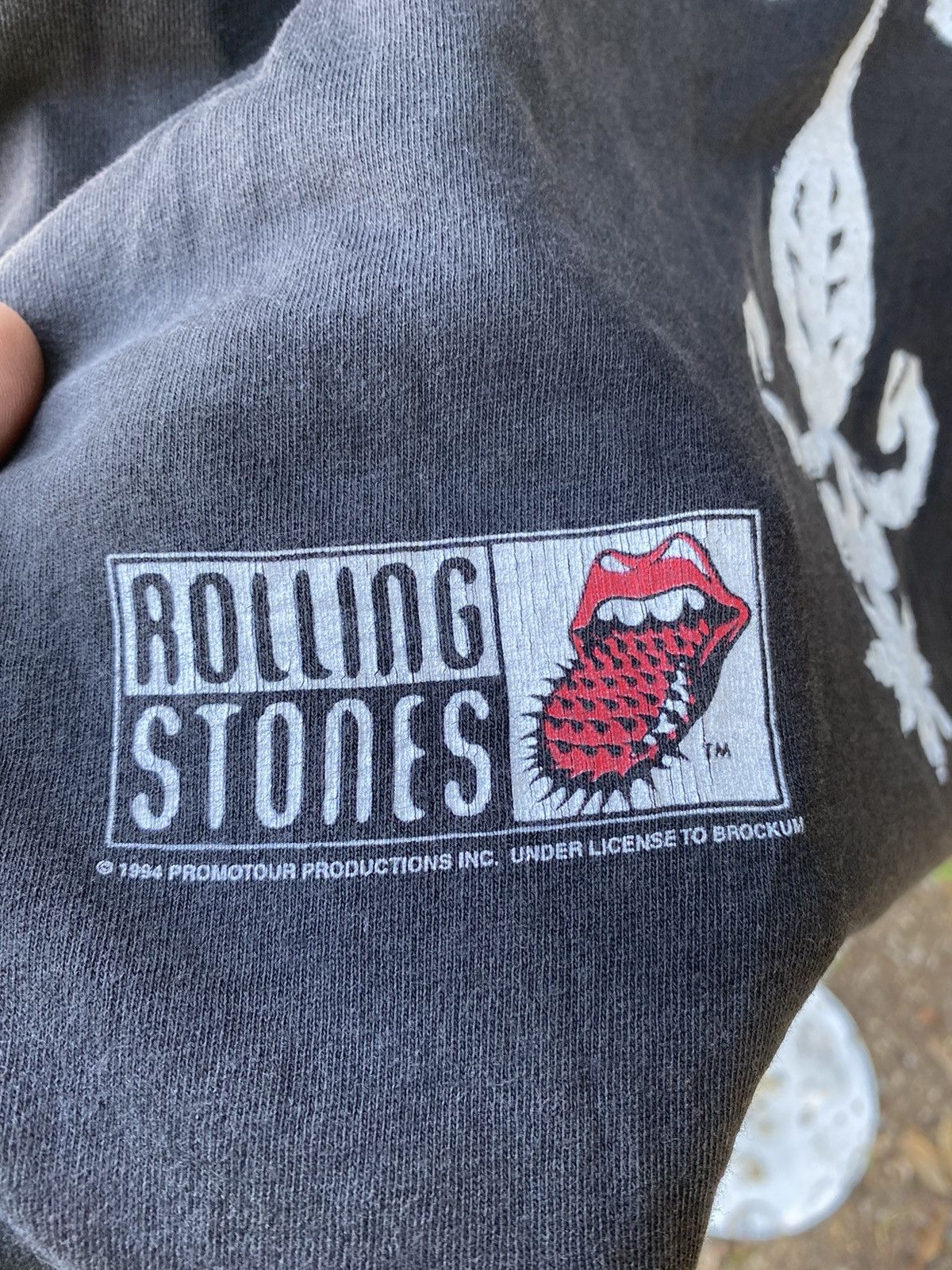Band Tees 90s The Rolling Stone Promotour Production Tee Size US L / EU 52-54 / 3 - 3 Thumbnail