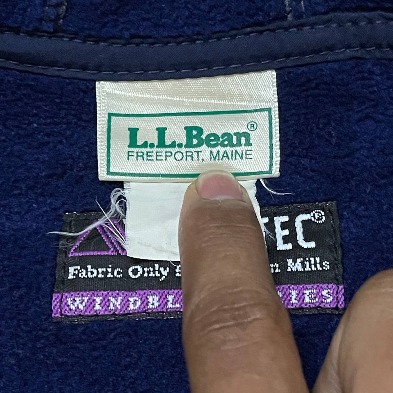 L.L. Bean Vintage L.L. Bean x Polartec Hooded Fleece Half Zipper Size US M / EU 48-50 / 2 - 9 Thumbnail