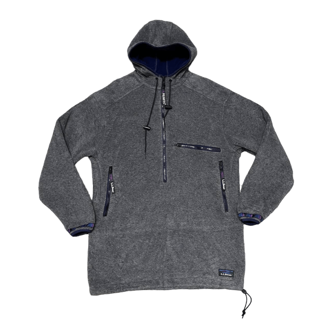 Vintage L.L. Bean x Polartec Hooded Fleece Half Zipper