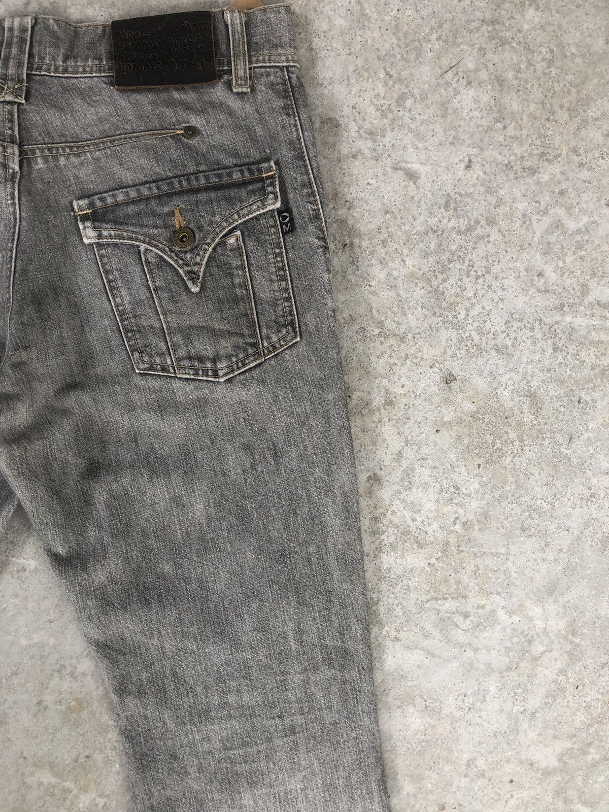 Morgan Homme Japanese Morgan Homme Flared Jeans Distressed Jeans Size US 32 / EU 48 - 10 Thumbnail