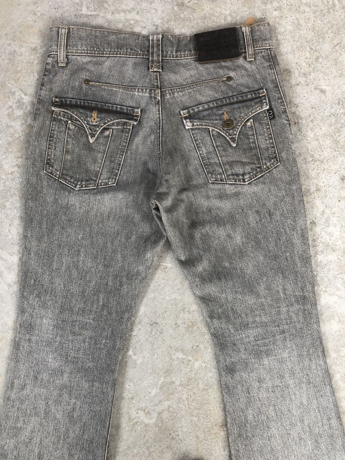 Morgan Homme Japanese Morgan Homme Flared Jeans Distressed Jeans Size US 32 / EU 48 - 8 Thumbnail