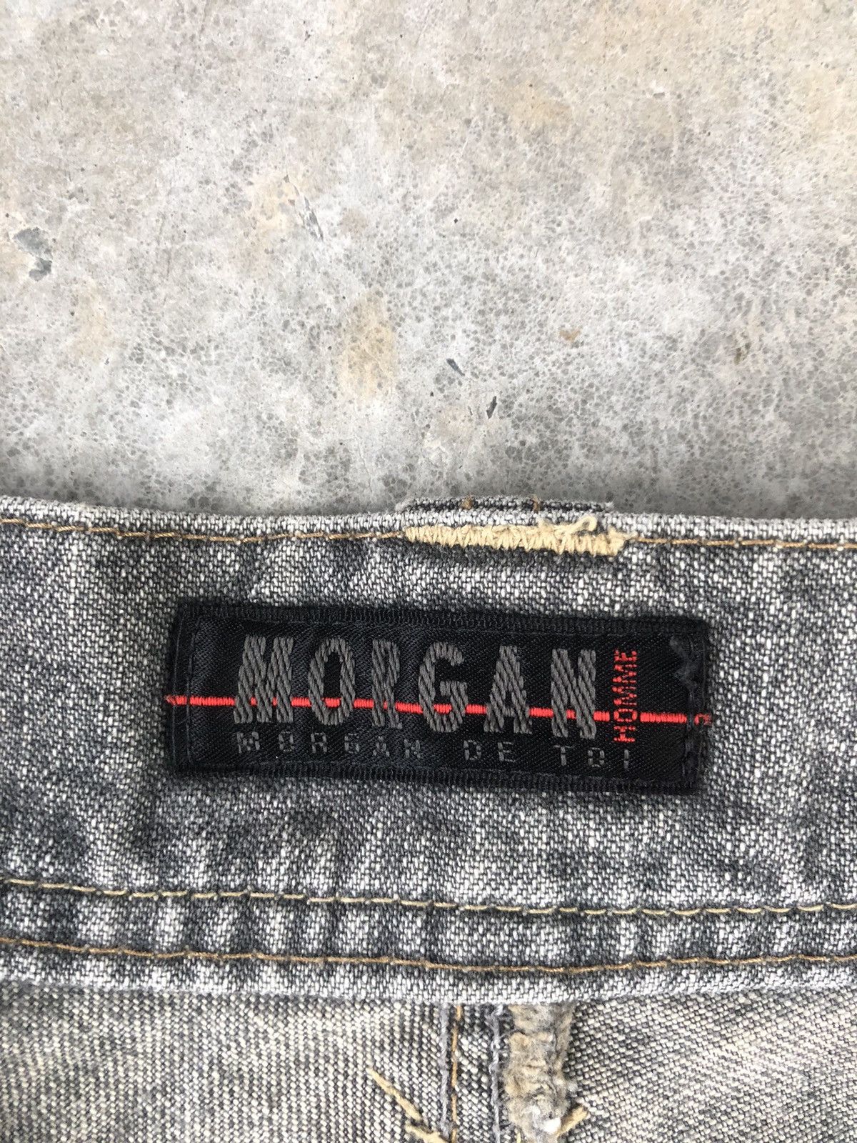 Morgan Homme Japanese Morgan Homme Flared Jeans Distressed Jeans Size US 32 / EU 48 - 14 Thumbnail