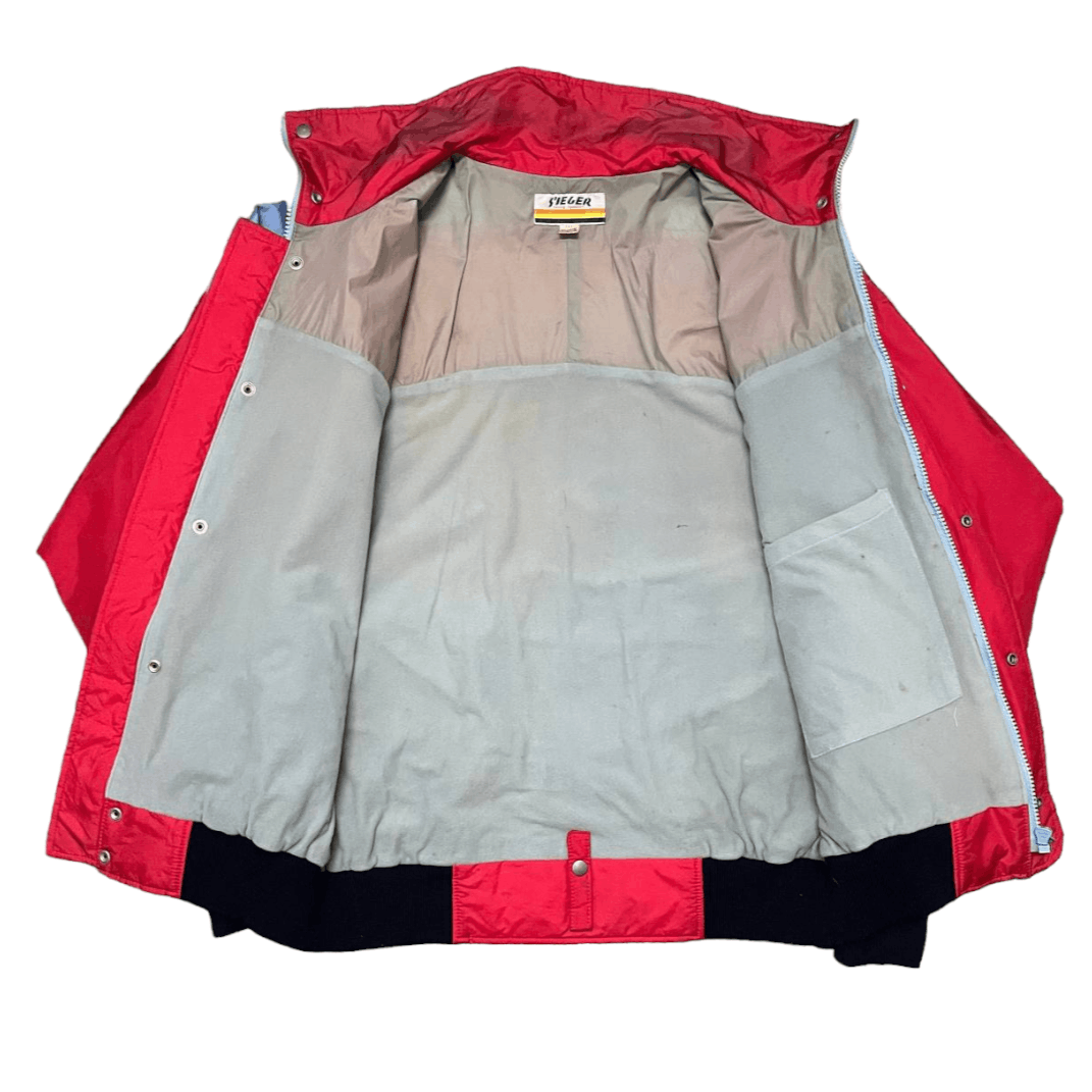 Japanese Brand Vintage S'ieger Racing Specialist MultiZipper Pocket Jacket Size US L / EU 52-54 / 3 - 7 Thumbnail