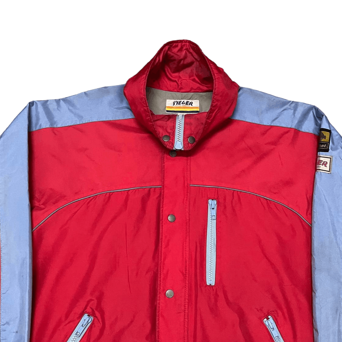 Japanese Brand Vintage S'ieger Racing Specialist MultiZipper Pocket Jacket Size US L / EU 52-54 / 3 - 2 Thumbnail