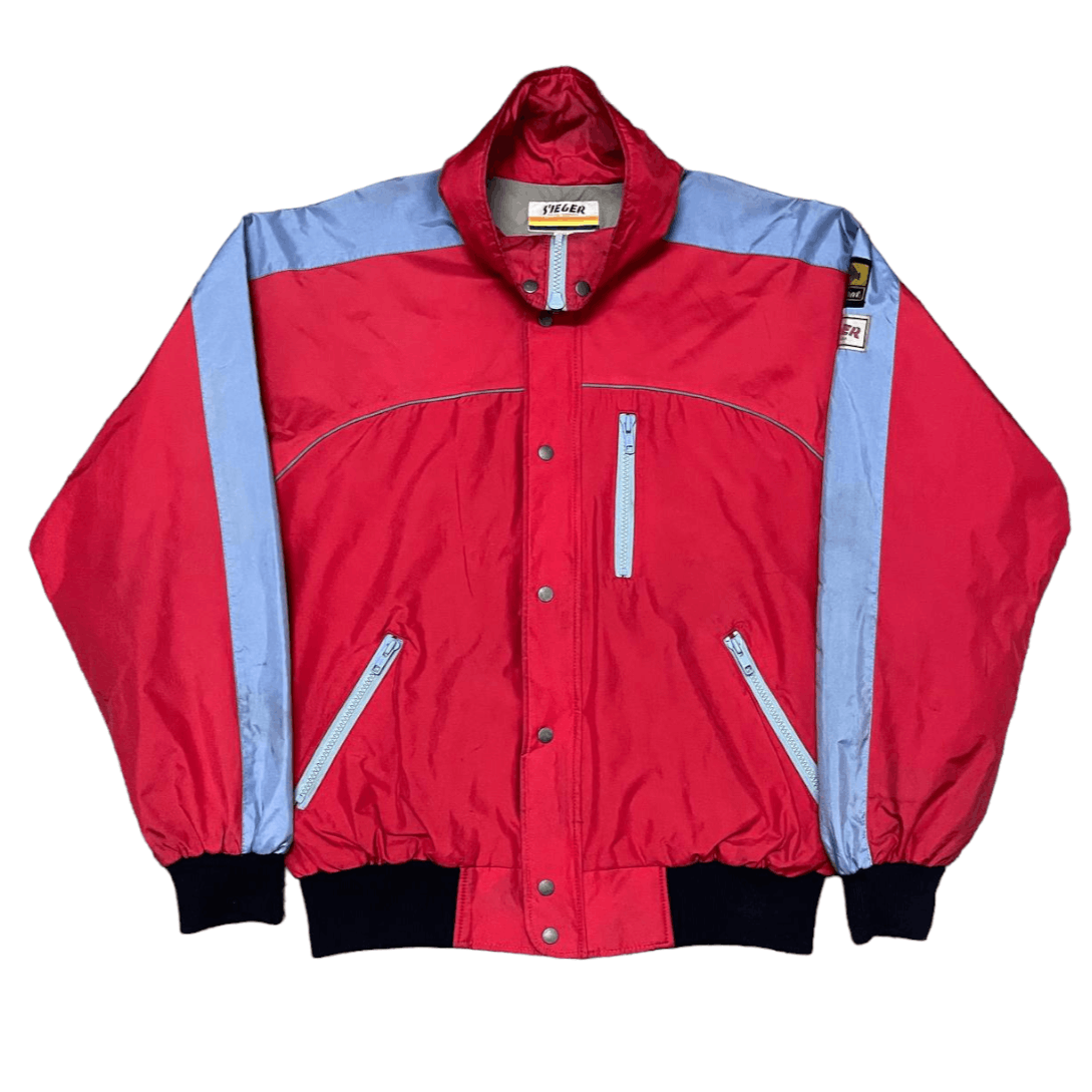 Japanese Brand Vintage S'ieger Racing Specialist MultiZipper Pocket Jacket Size US L / EU 52-54 / 3 - 1 Thumbnail