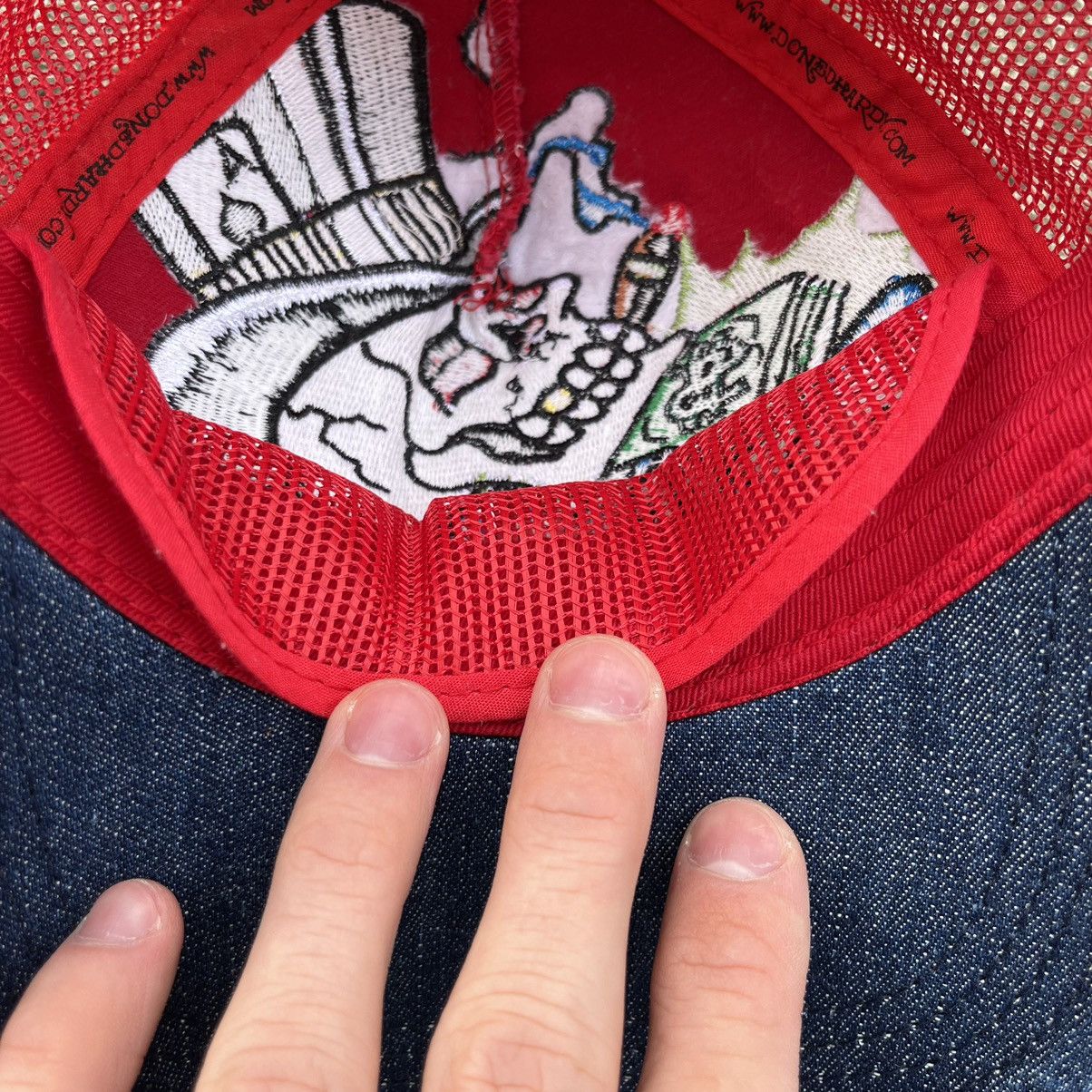 Christian Audigier × Ed Hardy × Vintage VINTAGE Y2K ED HARDY by CHRISTIAN AUDIGIER “SKULL” CAP Size ONE SIZE - 16 Thumbnail