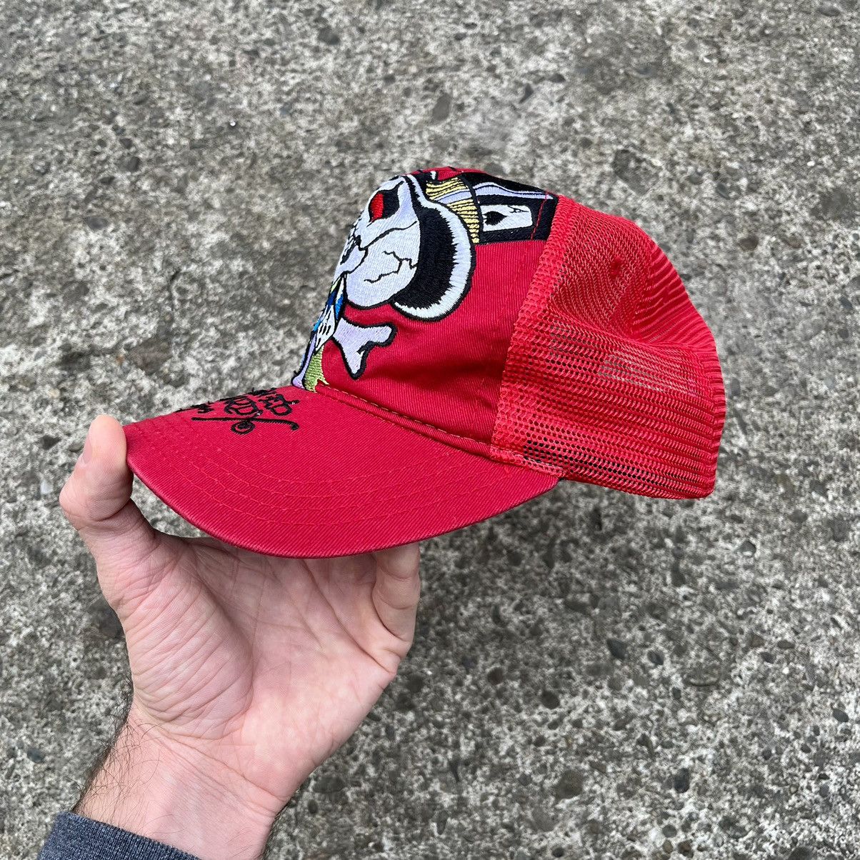 Christian Audigier × Ed Hardy × Vintage VINTAGE Y2K ED HARDY by CHRISTIAN AUDIGIER “SKULL” CAP Size ONE SIZE - 12 Thumbnail