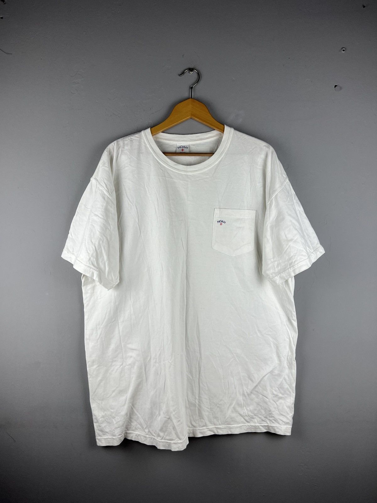 Noah NOAH t shirt small logo white color XL Size US XL / EU 56 / 4 - 1 Thumbnail