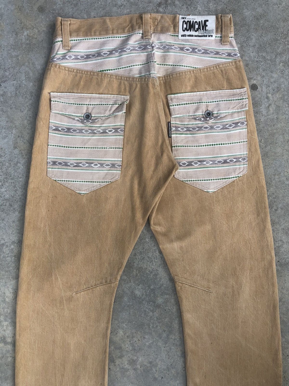 Japanese Brand Japanese Concave attempt Blanket Navajo Boro Denim Size US 31 - 8 Thumbnail
