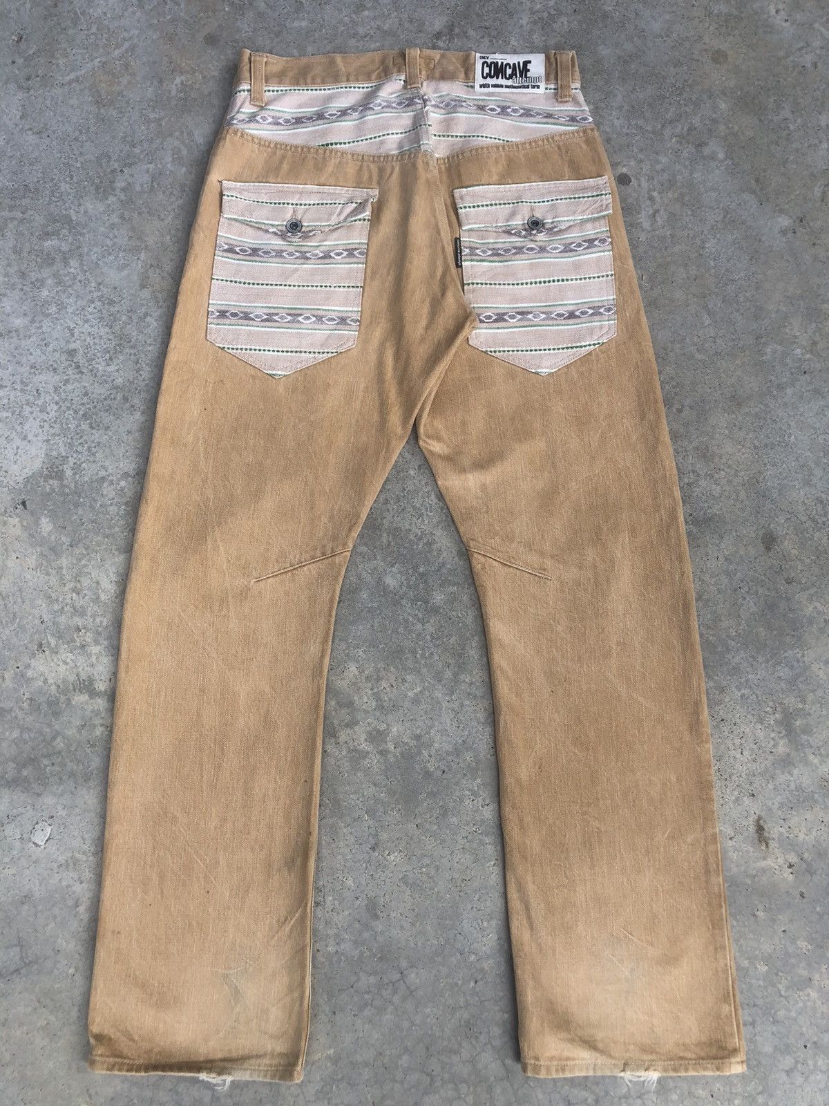 Japanese Brand Japanese Concave attempt Blanket Navajo Boro Denim Size US 31 - 1 Thumbnail