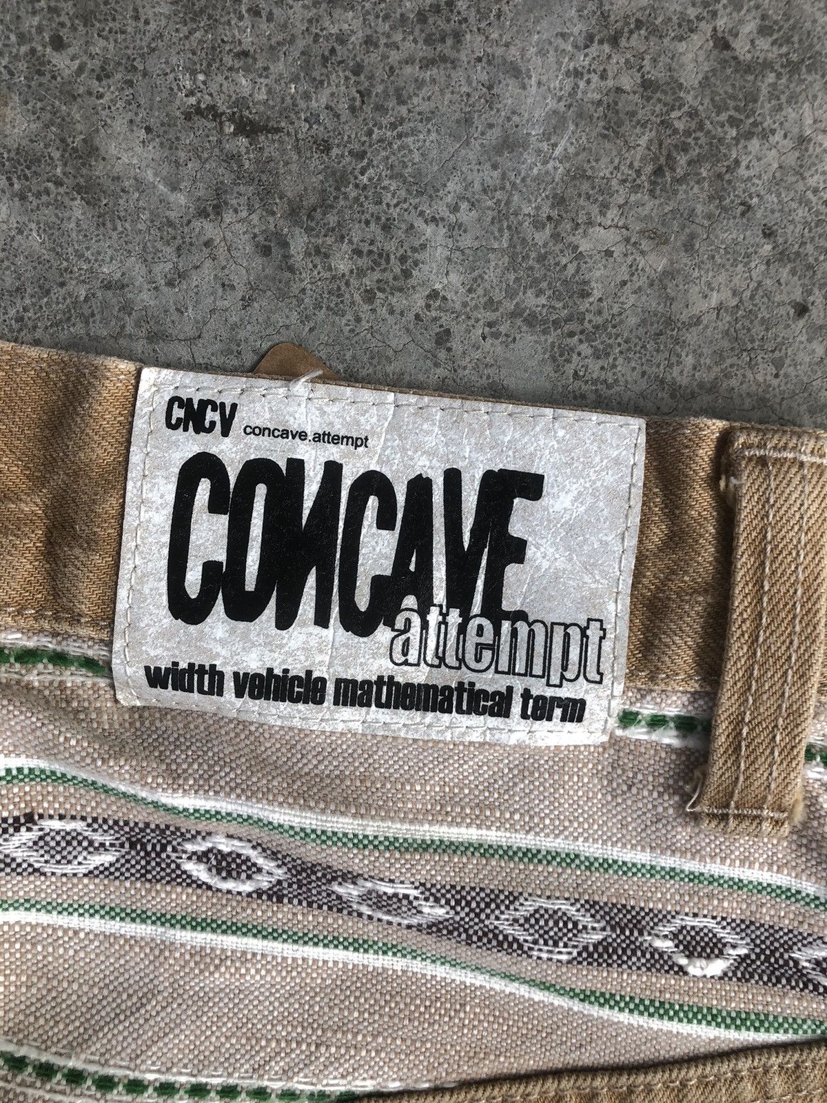 Japanese Brand Japanese Concave attempt Blanket Navajo Boro Denim Size US 31 - 18 Thumbnail